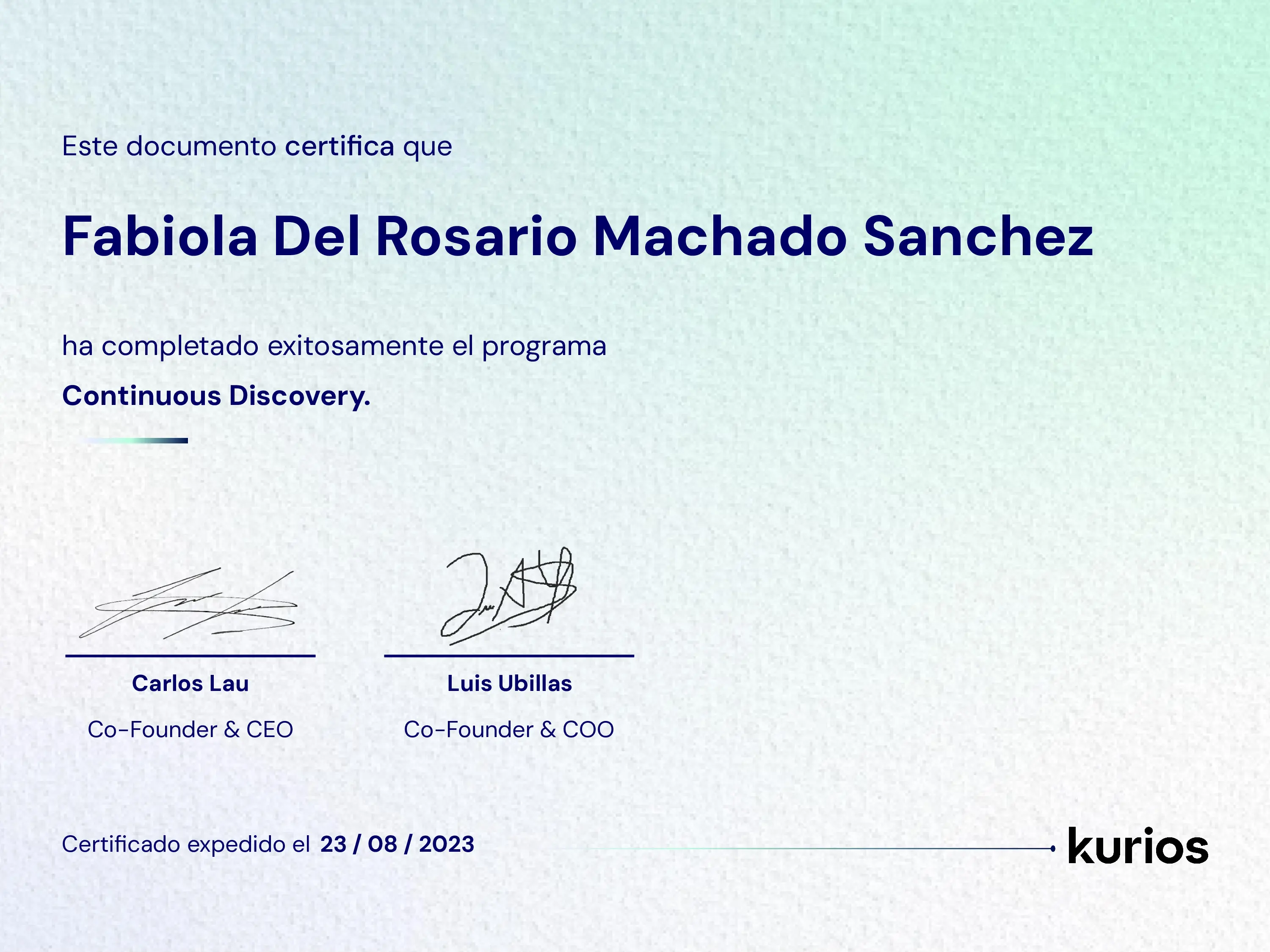 Certificado