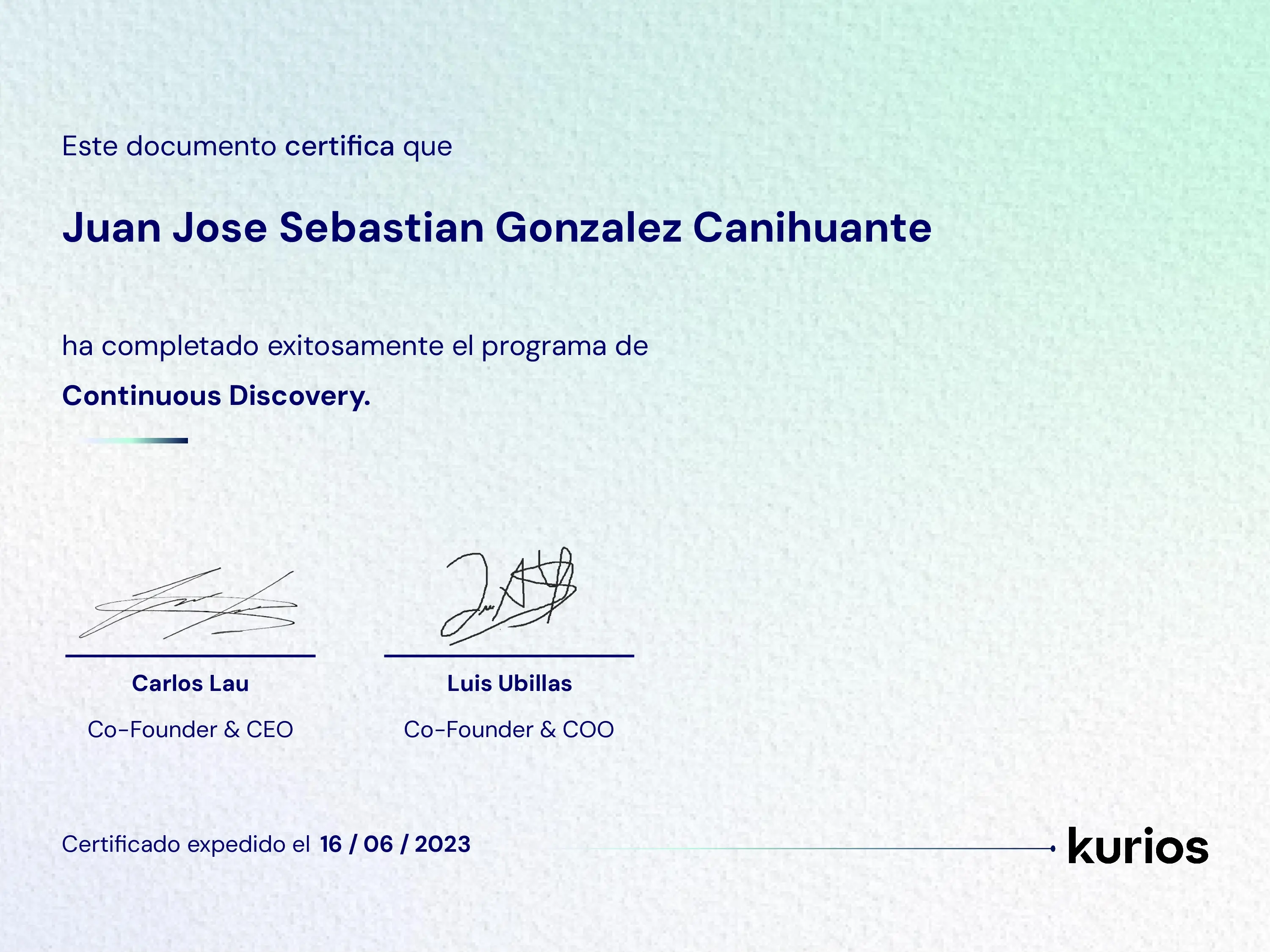 Certificado