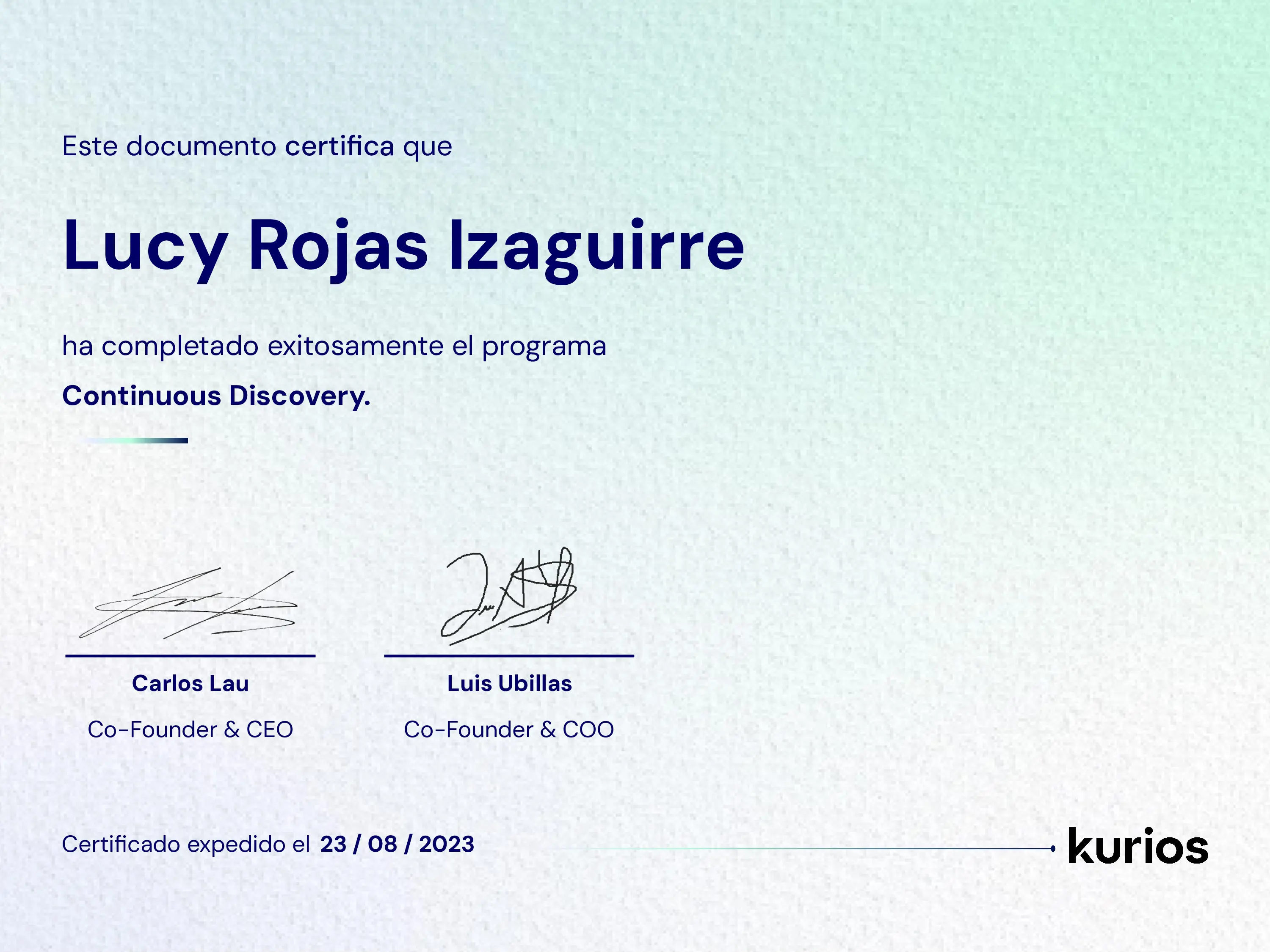 Certificado