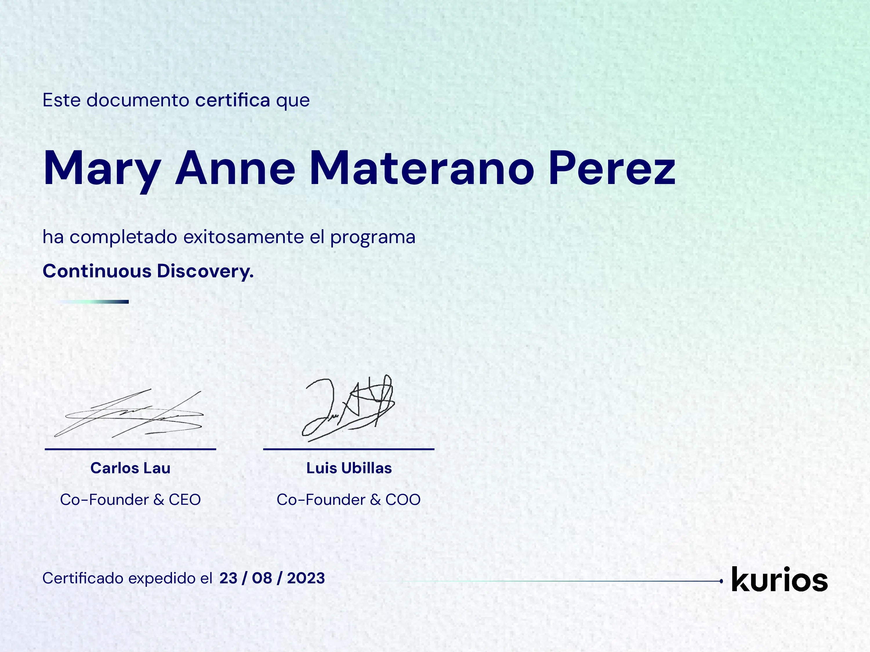 Certificado