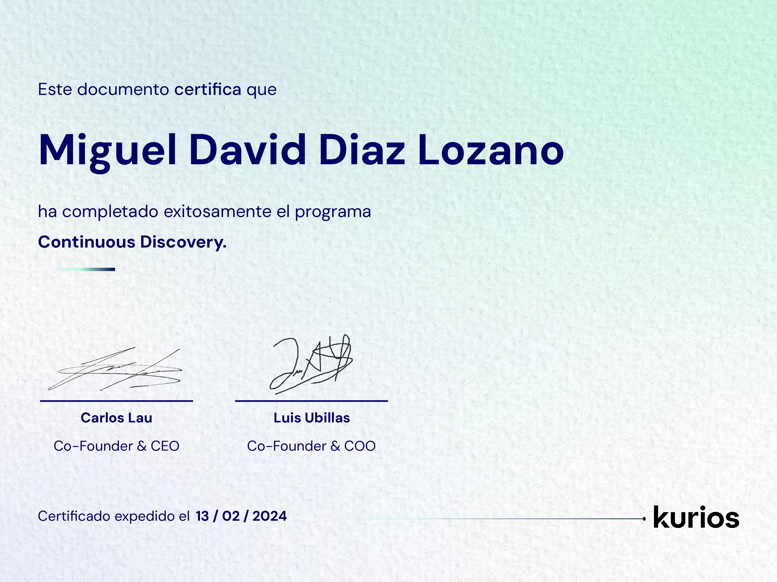 Certificado