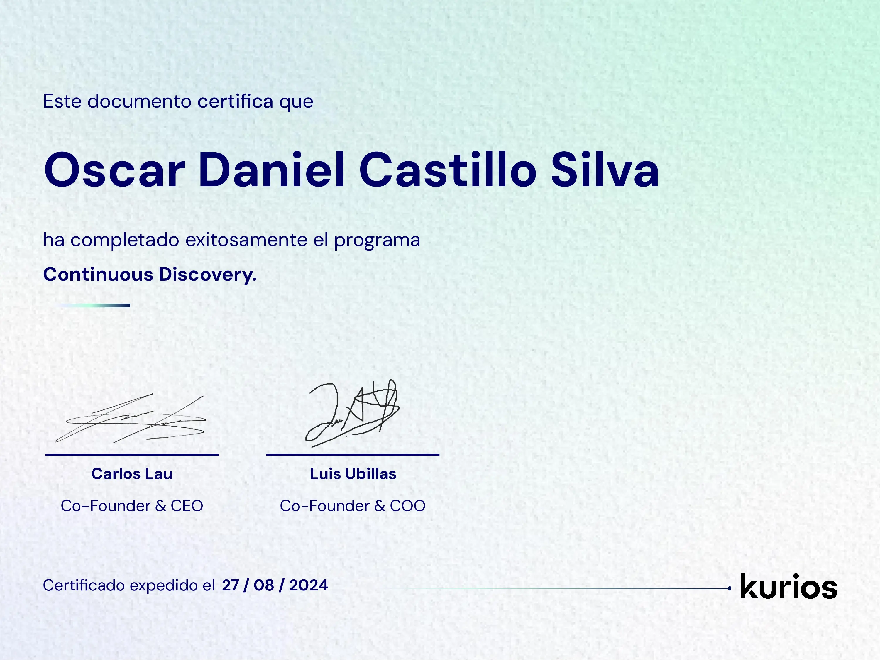 Certificado