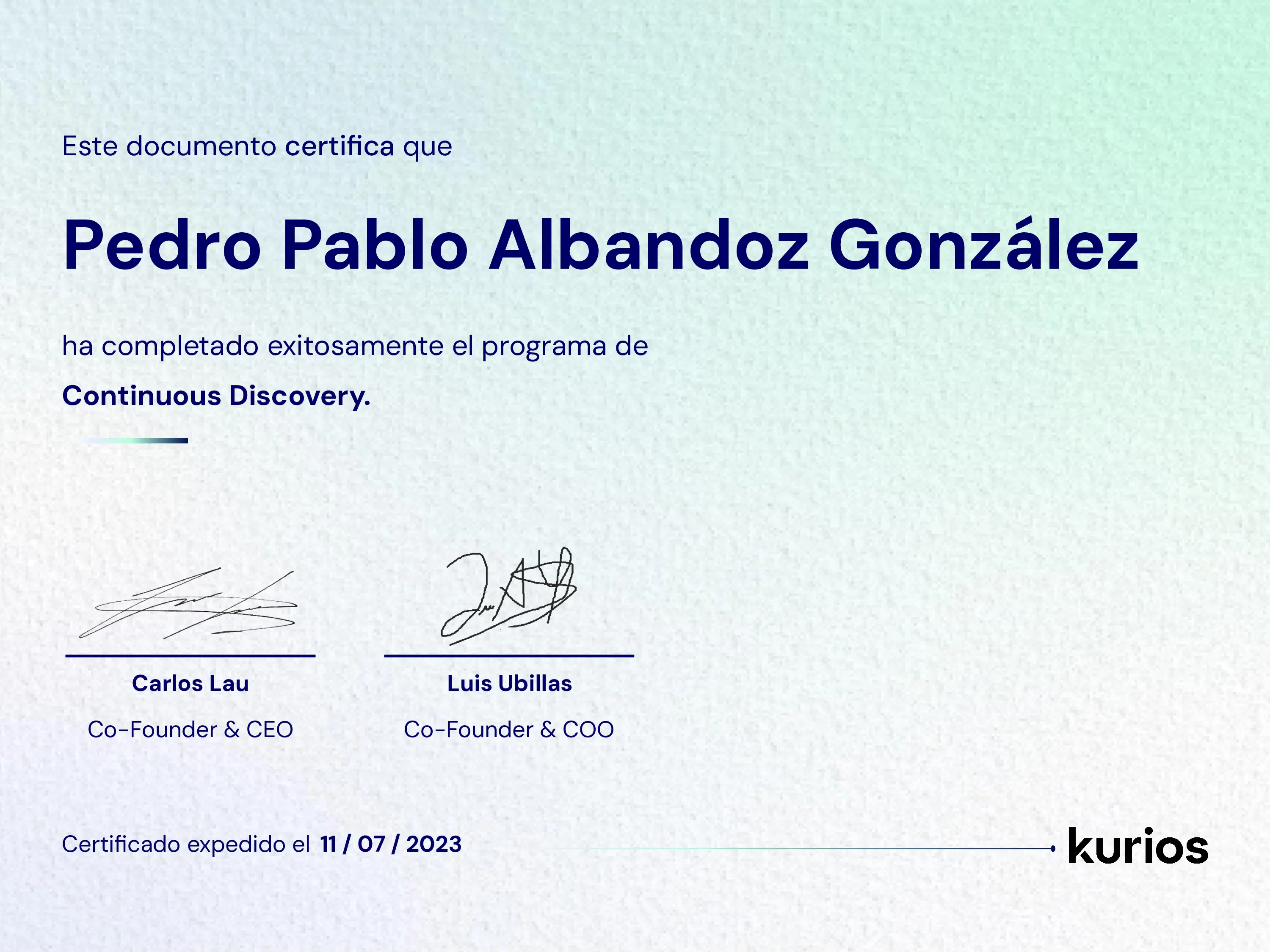Certificado