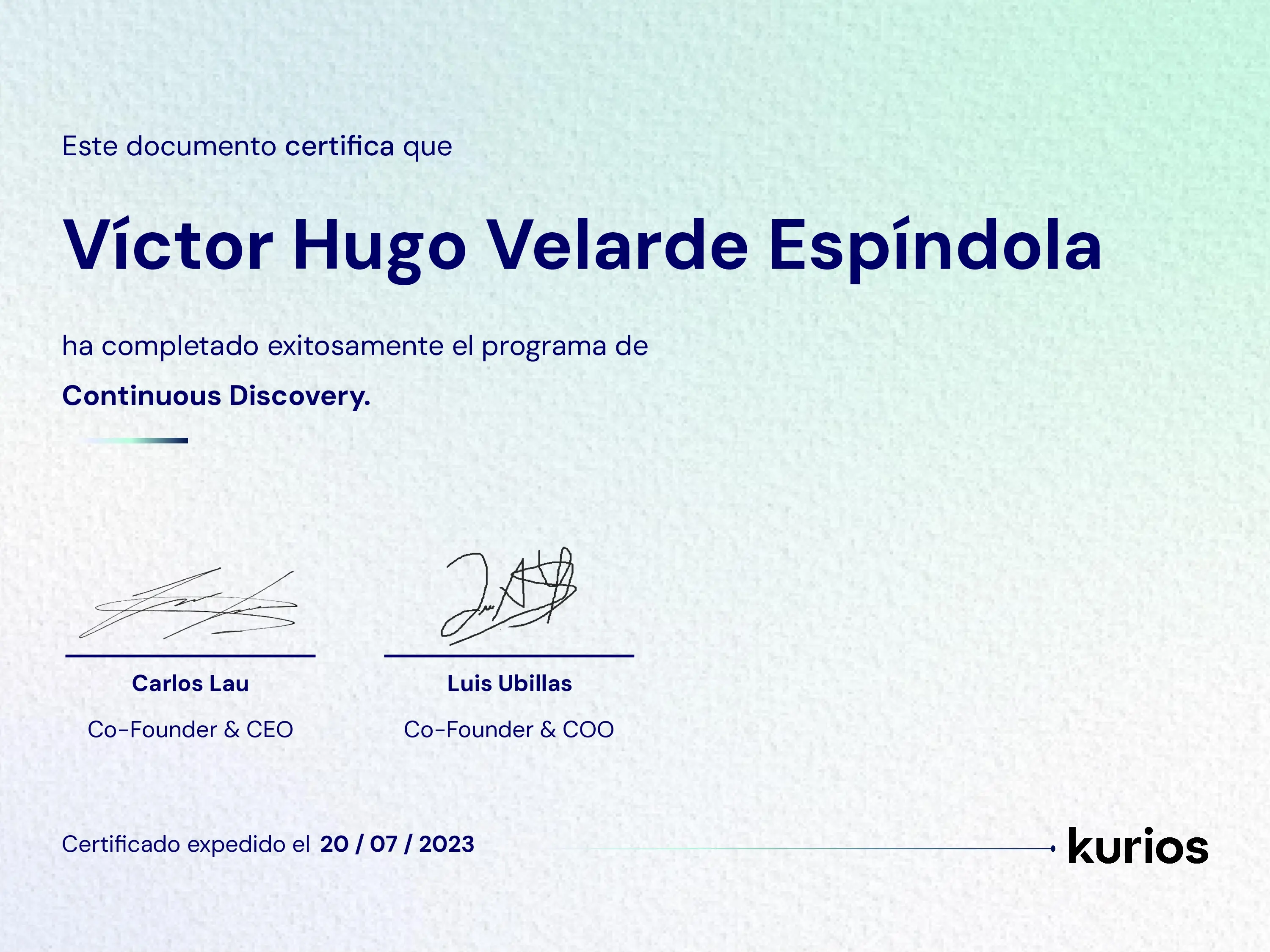 Certificado