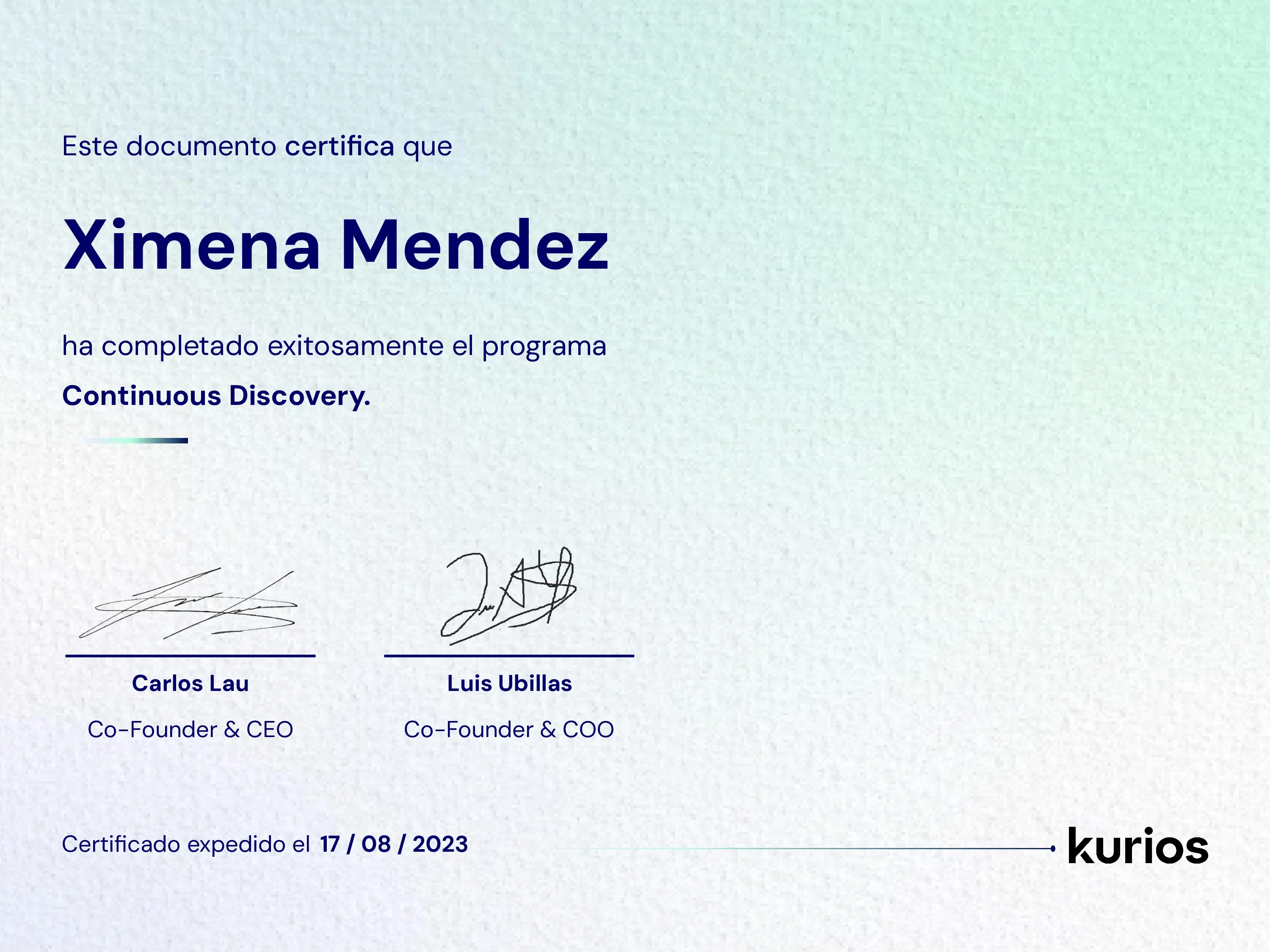 Certificado