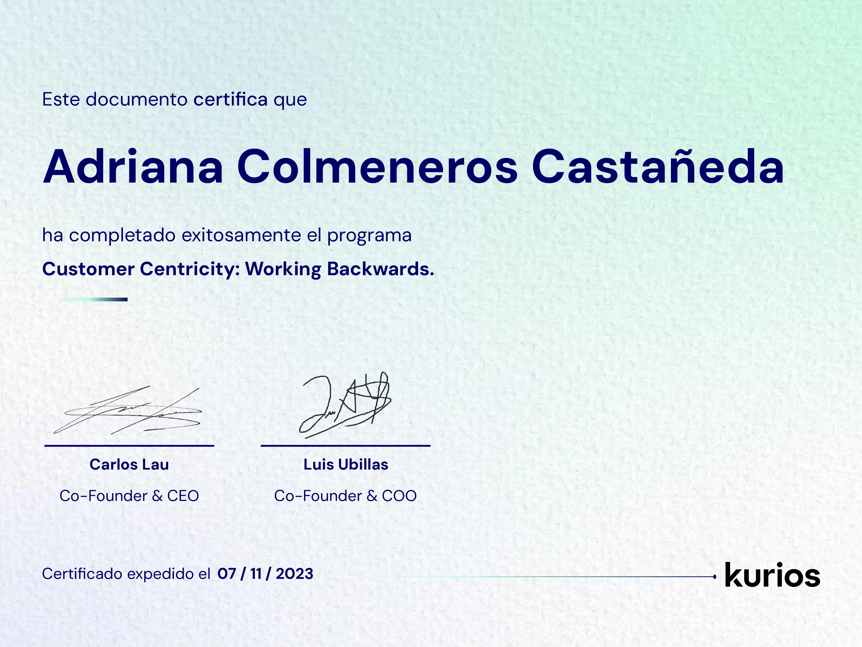Certificado
