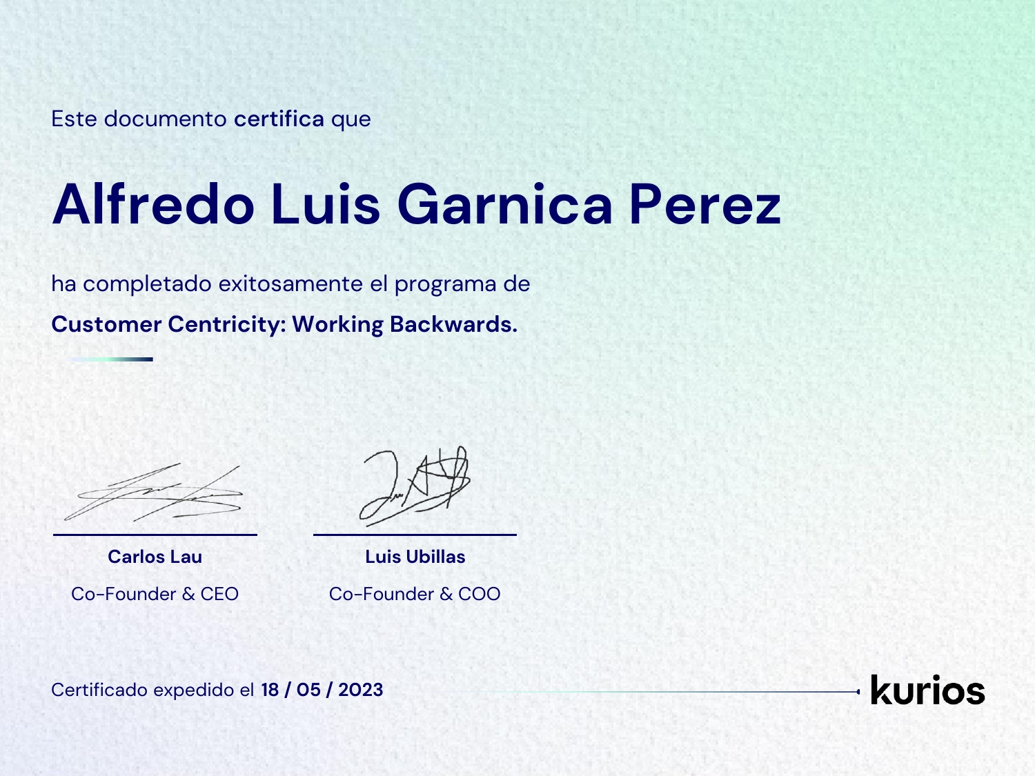 Certificado