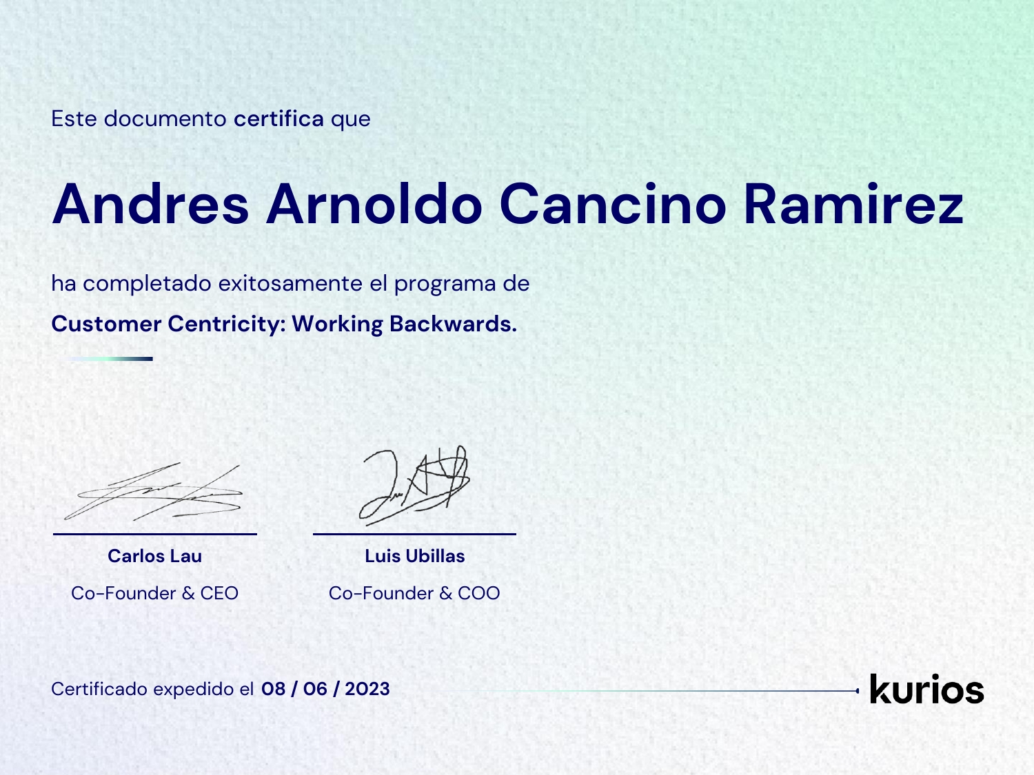 Certificado