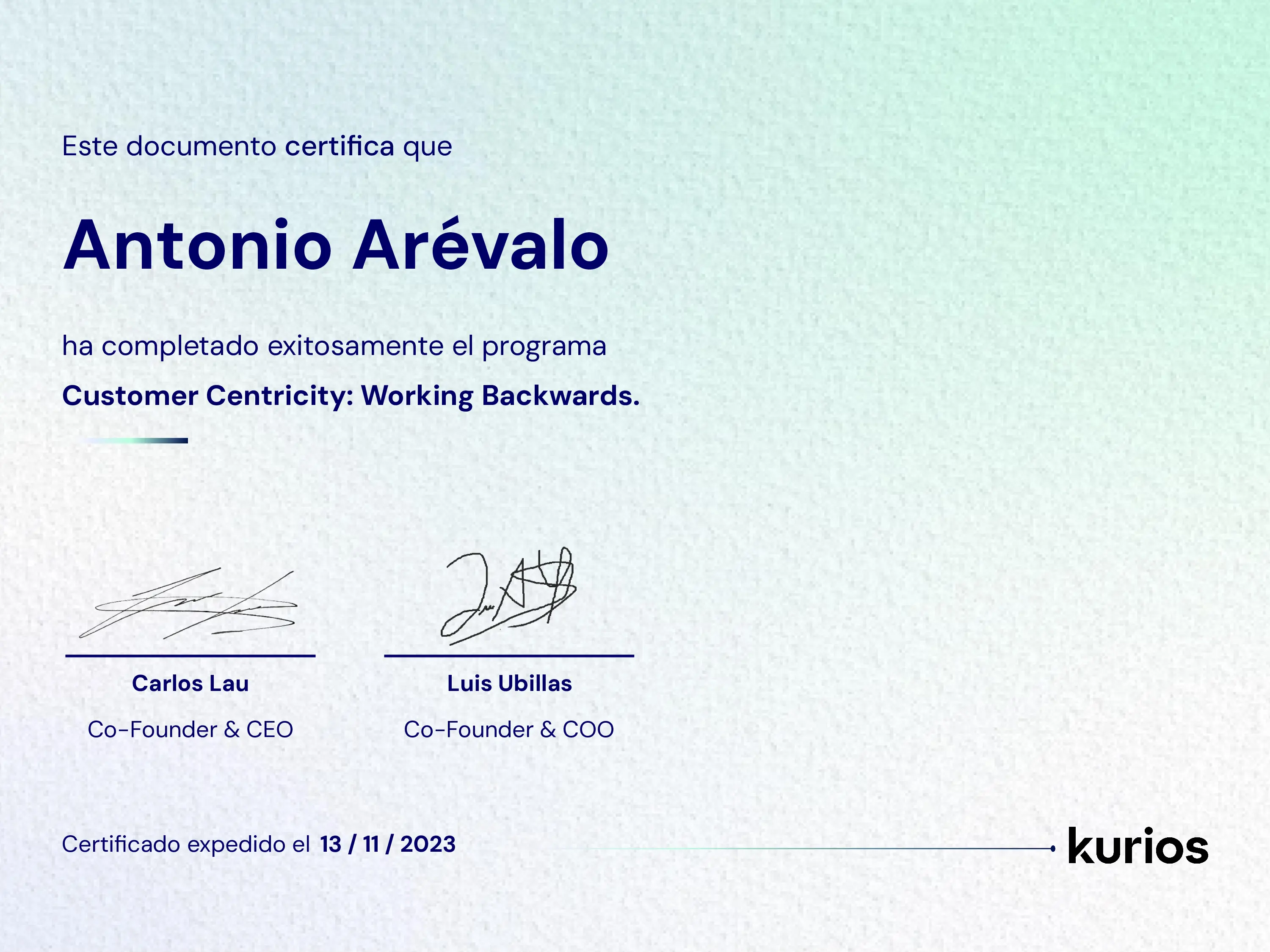 Certificado