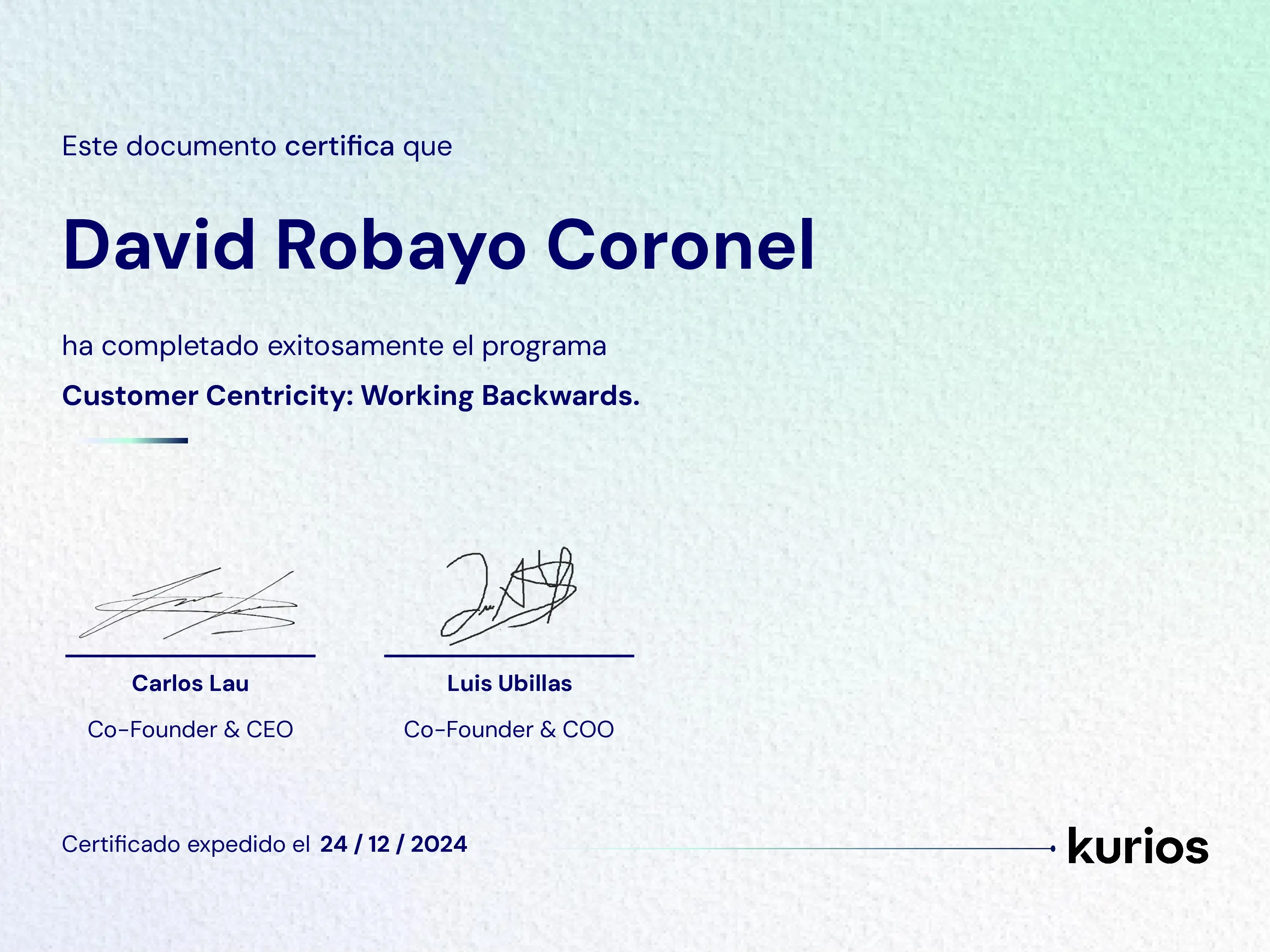Certificado