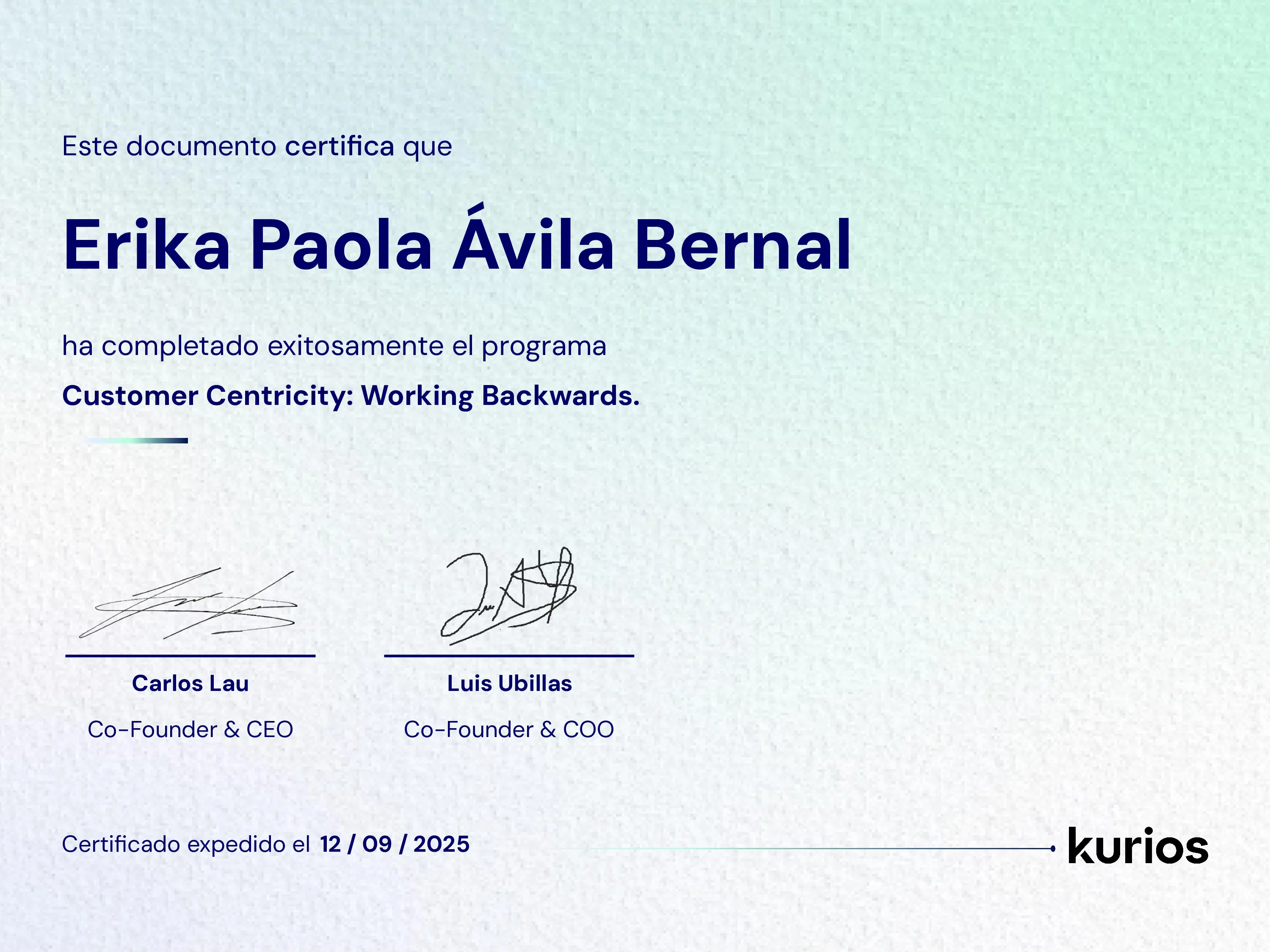 Certificado