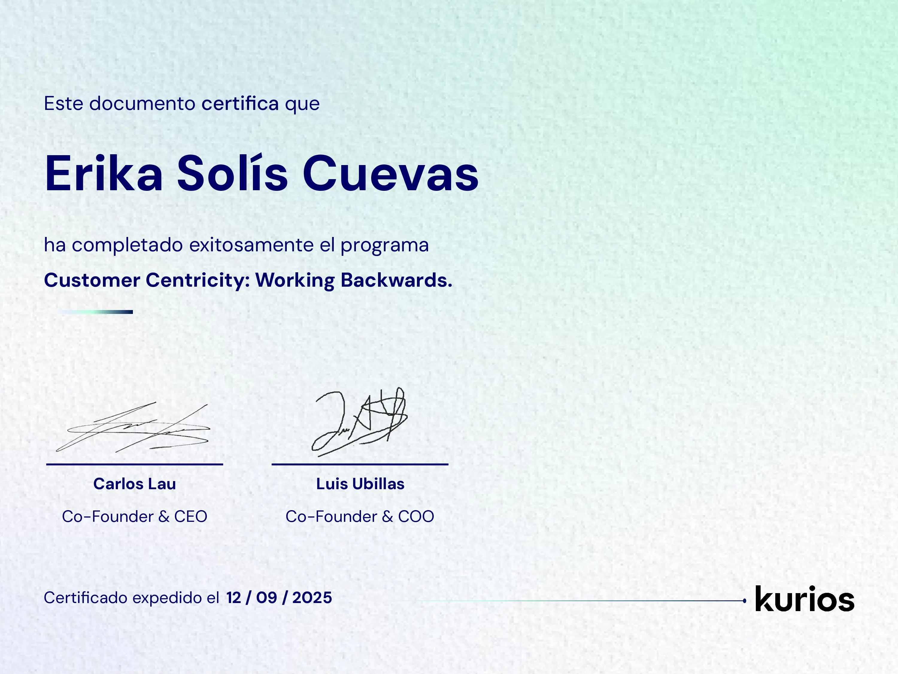 Certificado