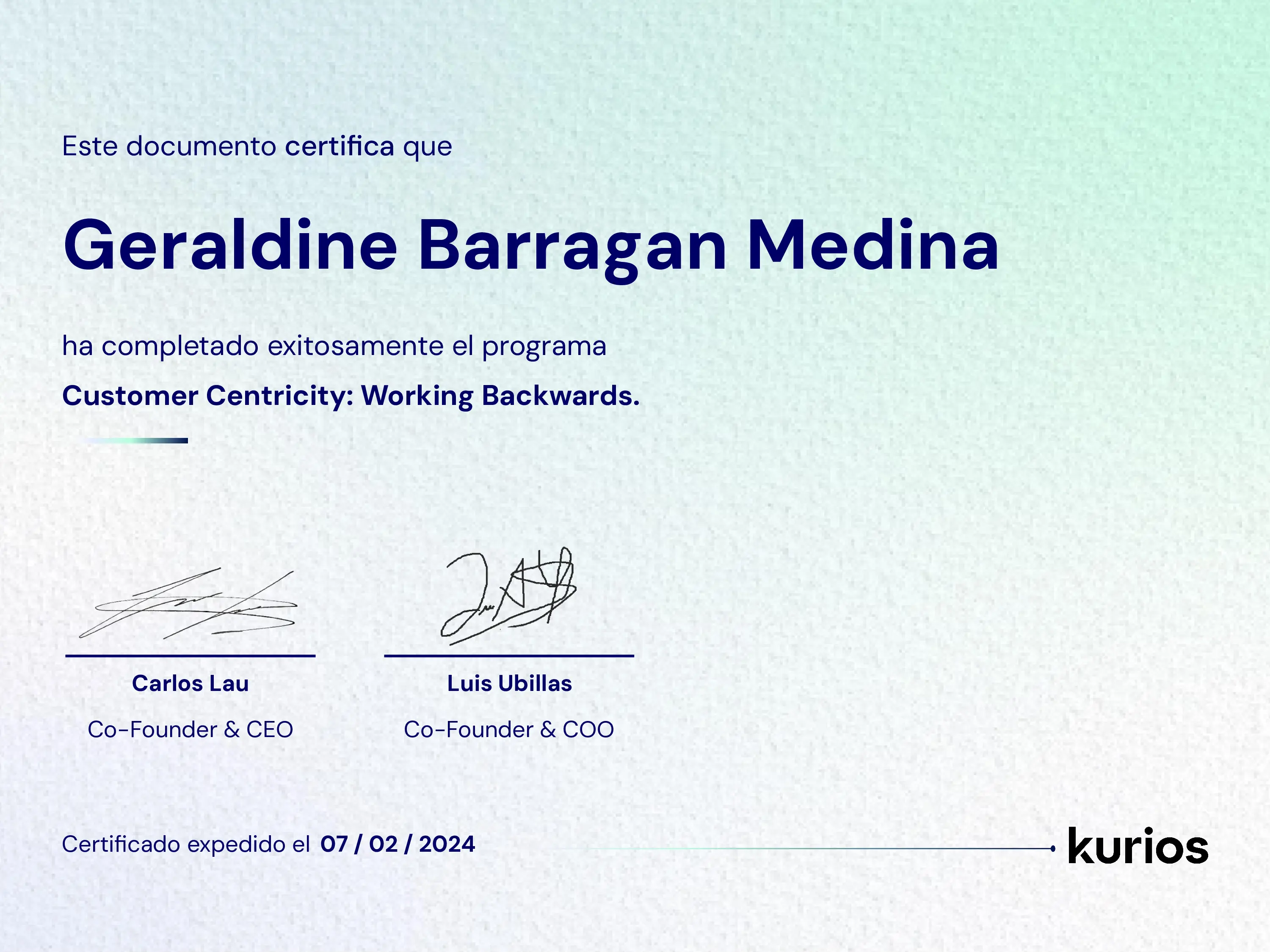 Certificado