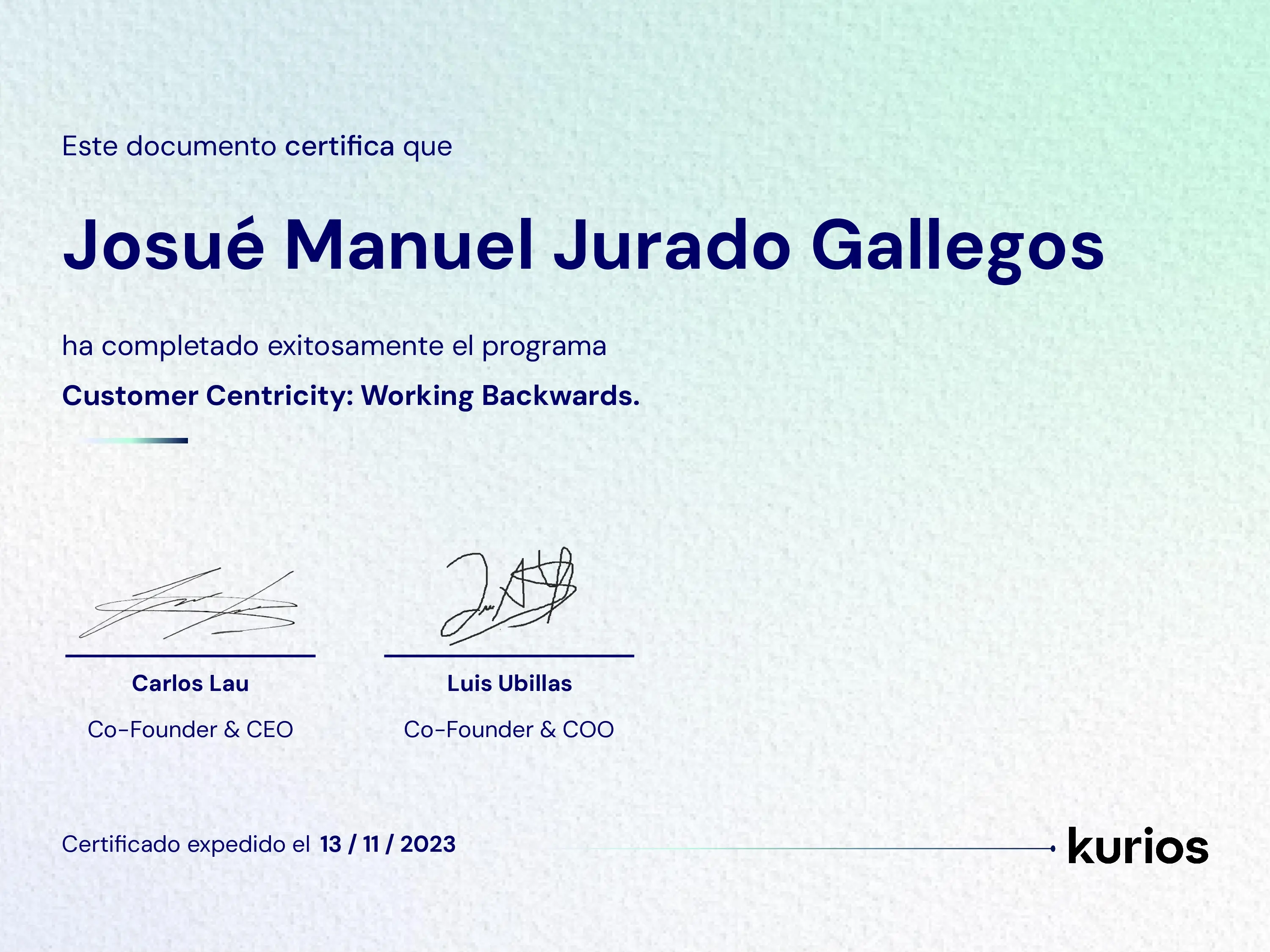 Certificado