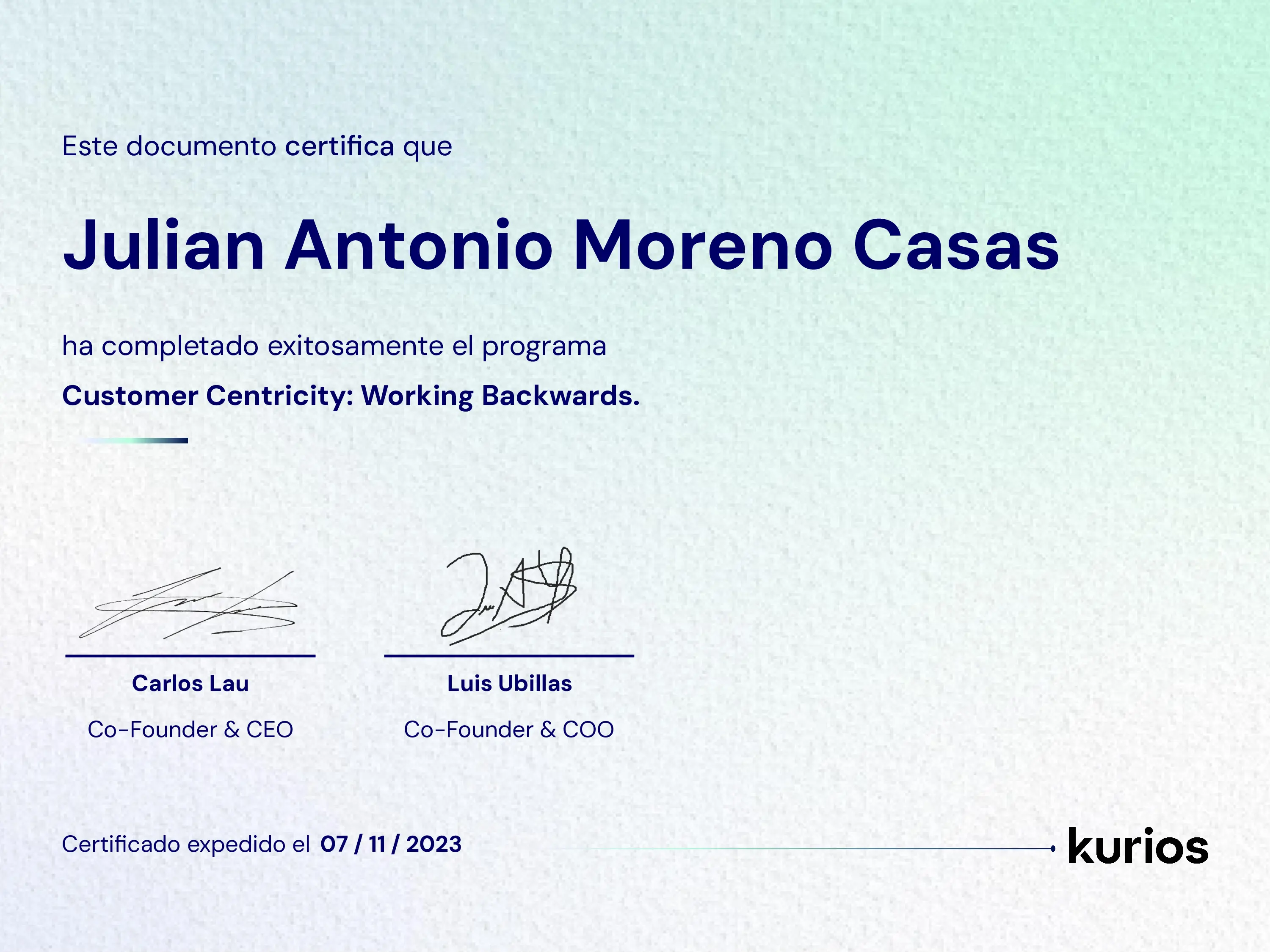 Certificado