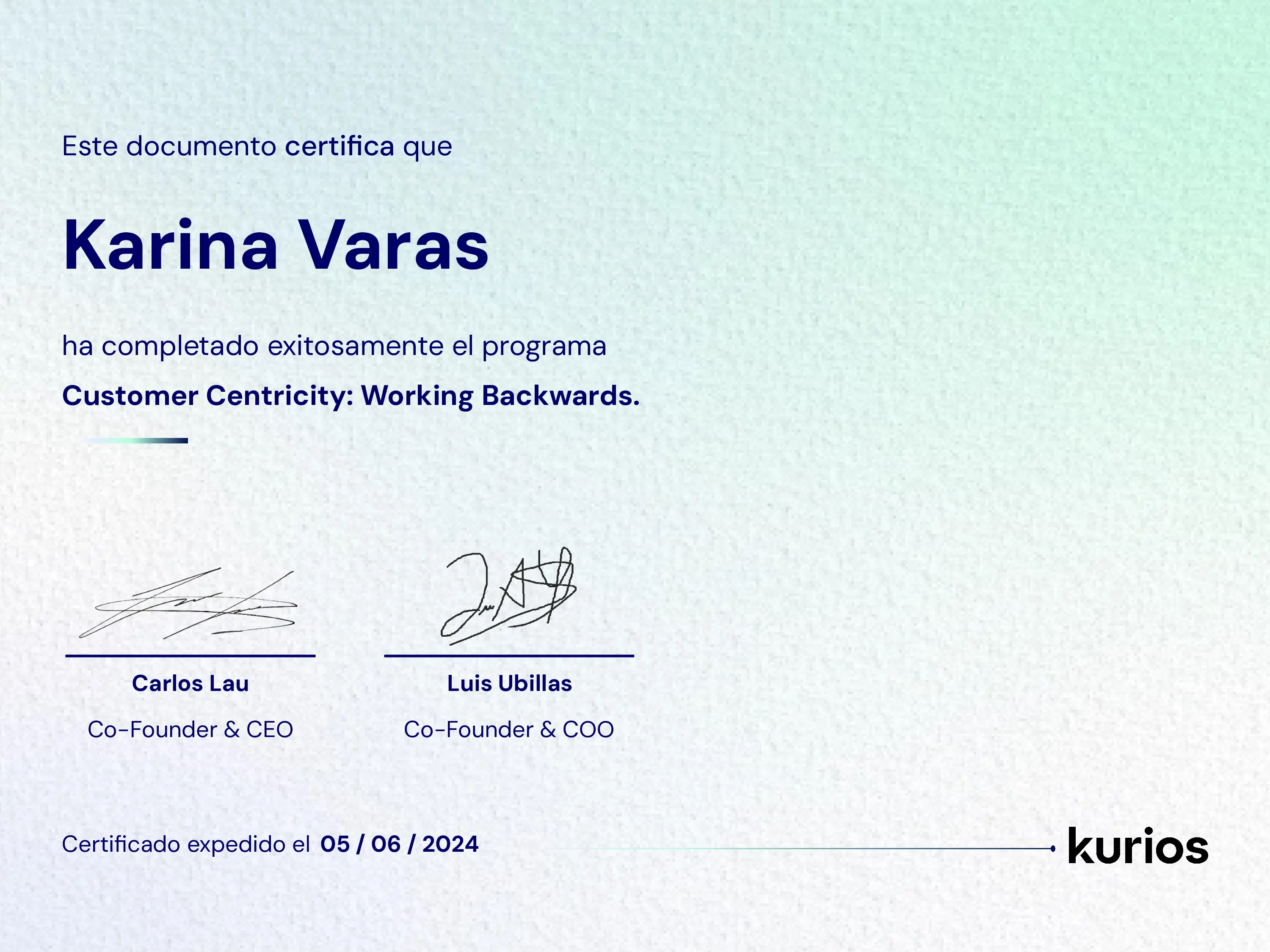 Certificado