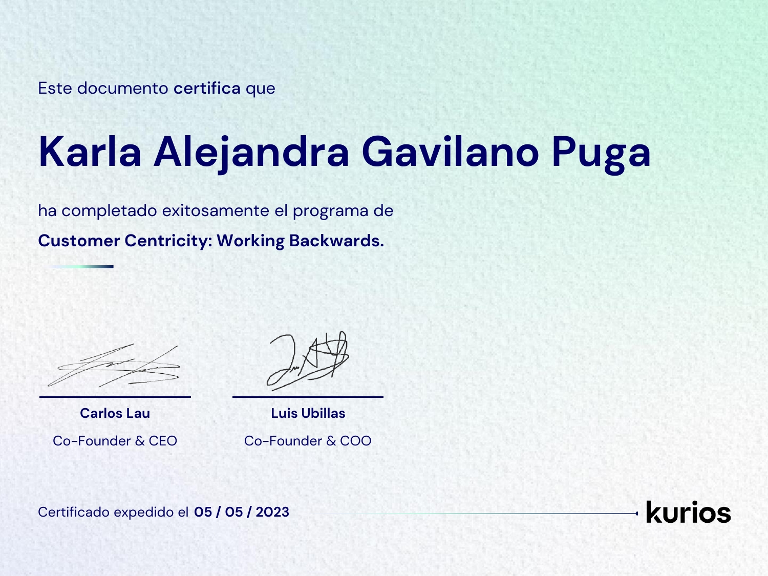 Certificado