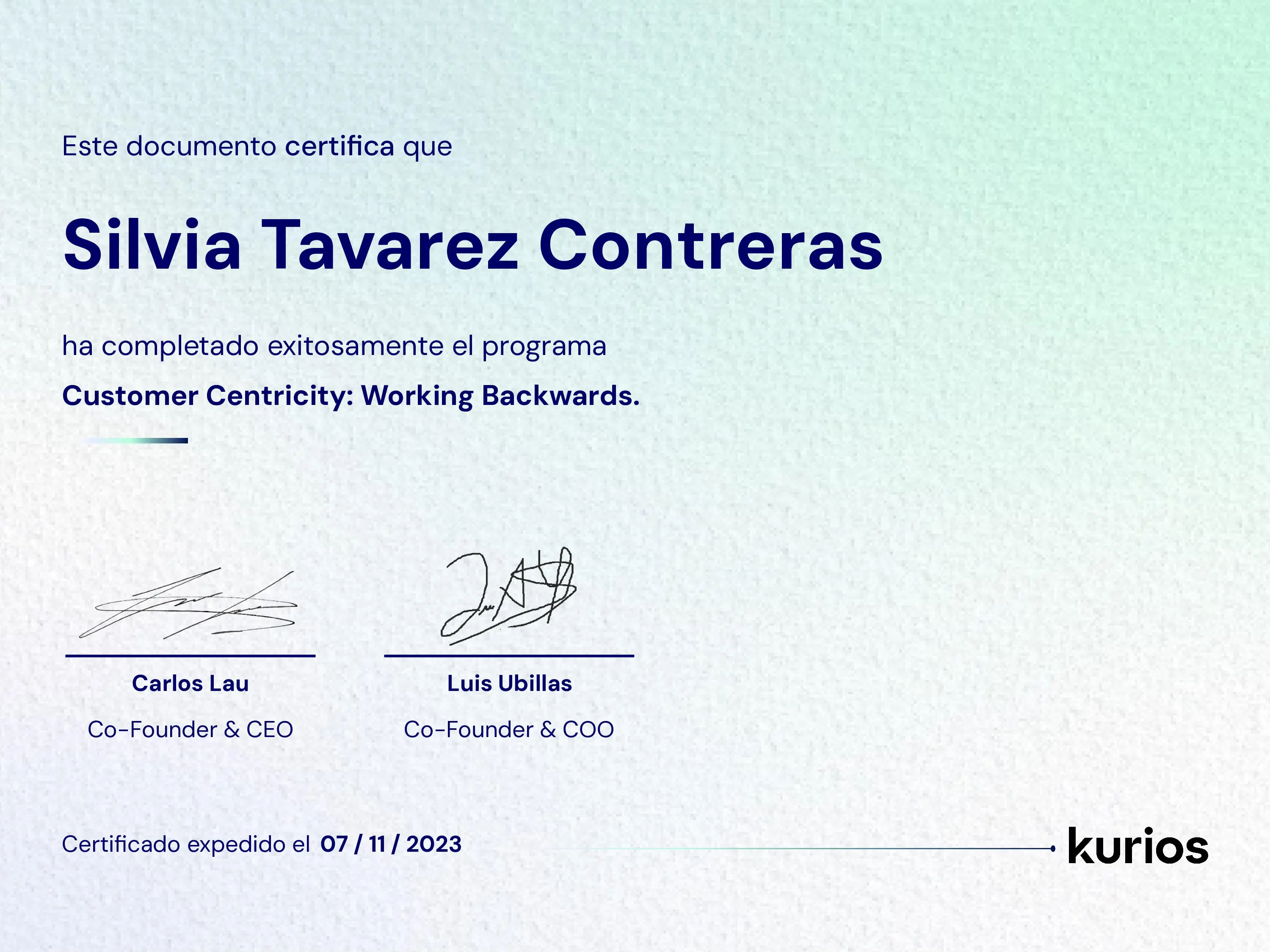 Certificado