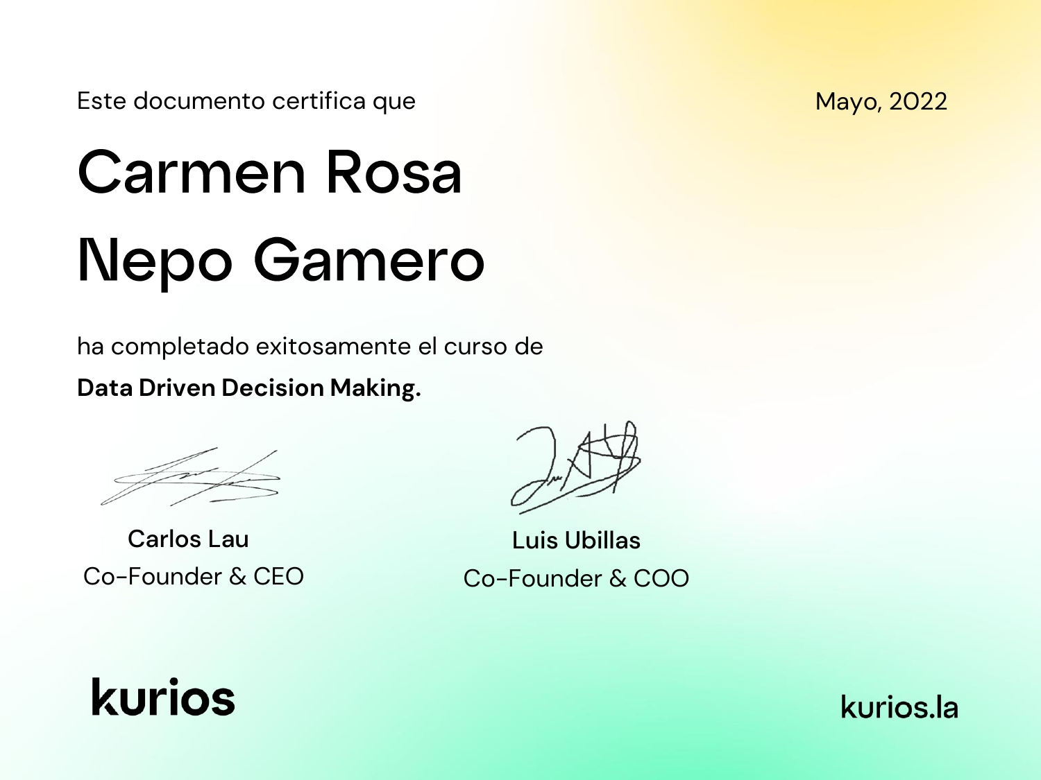 Certificado