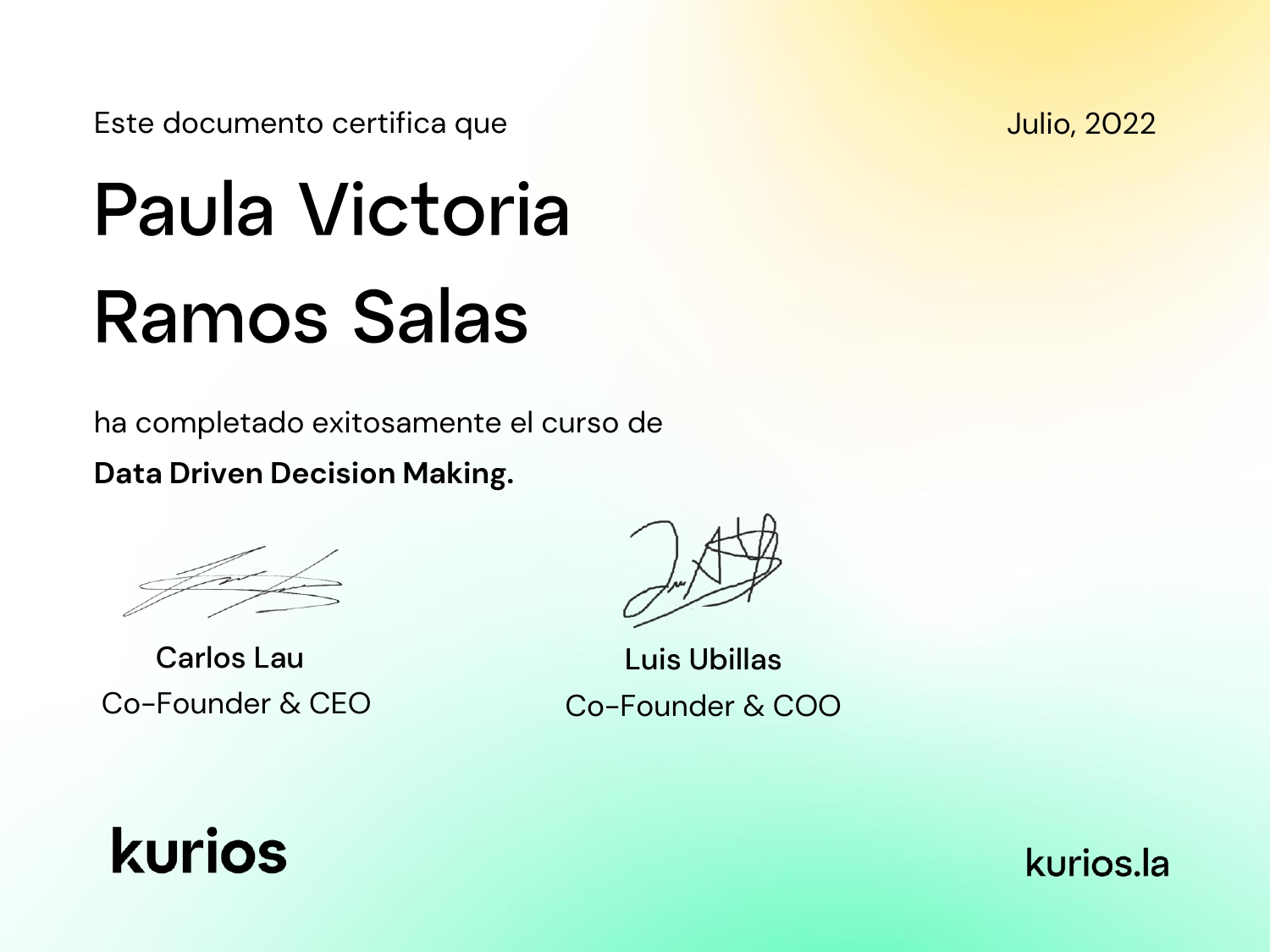 Certificado