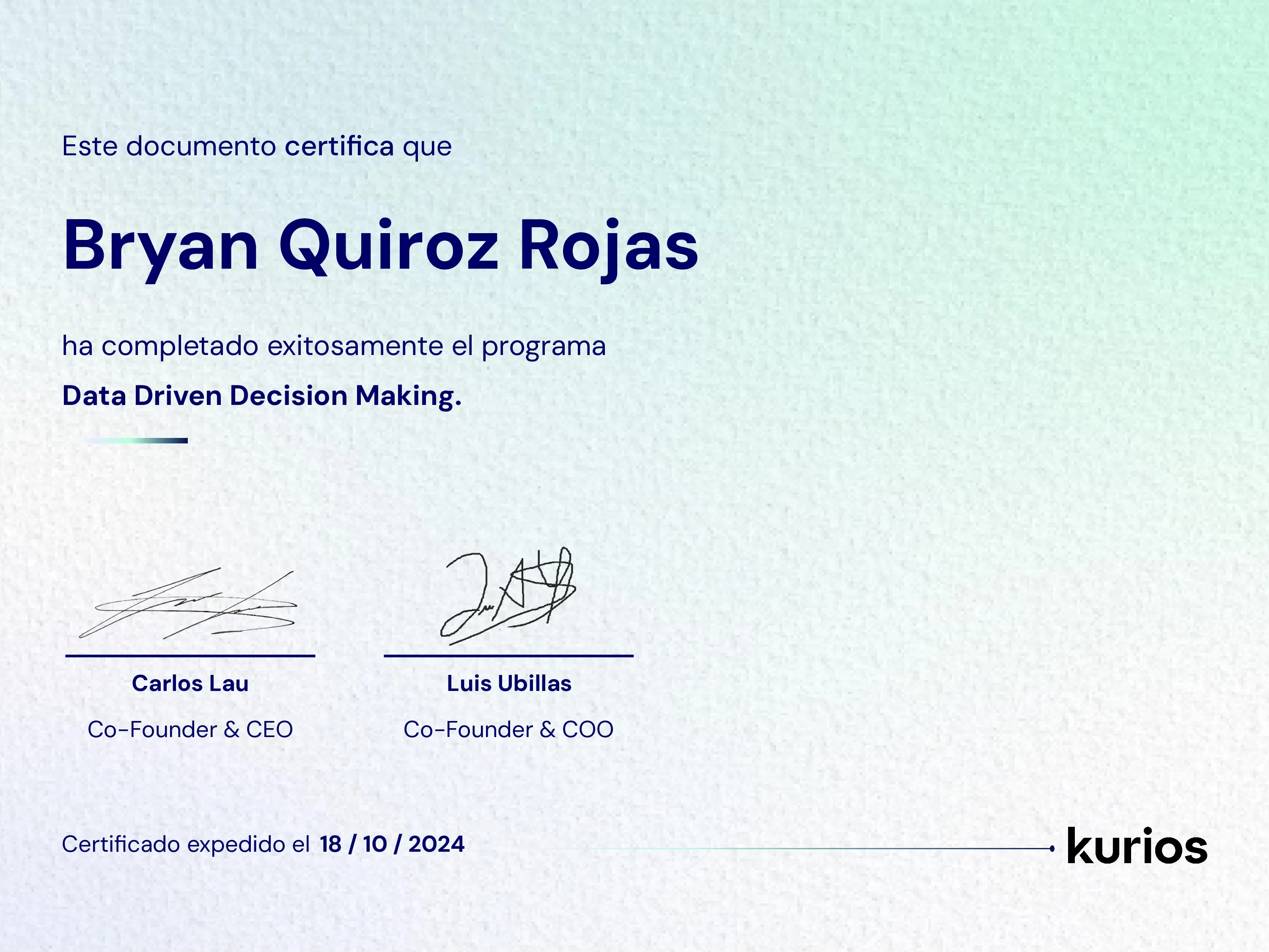 Certificado