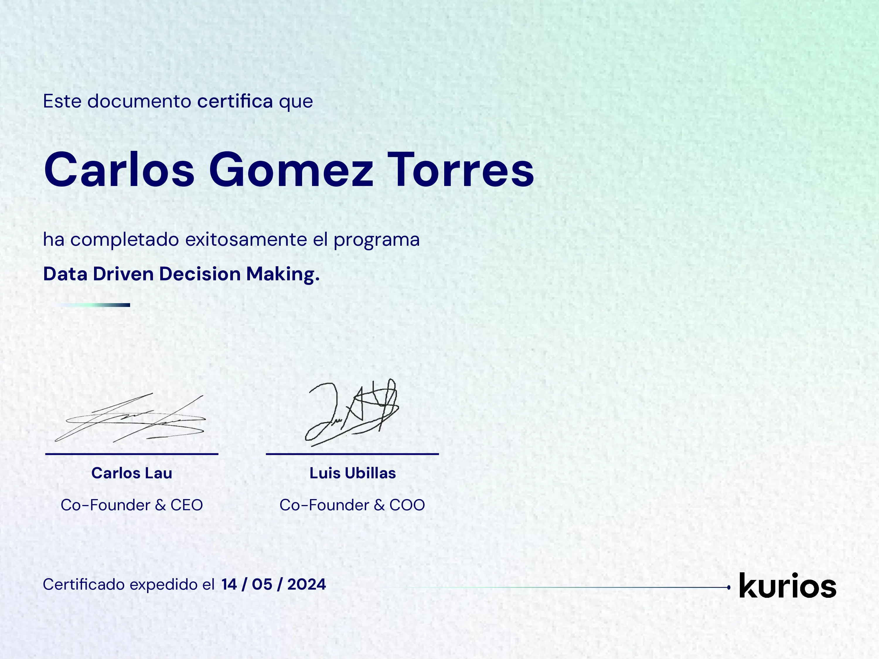 Certificado