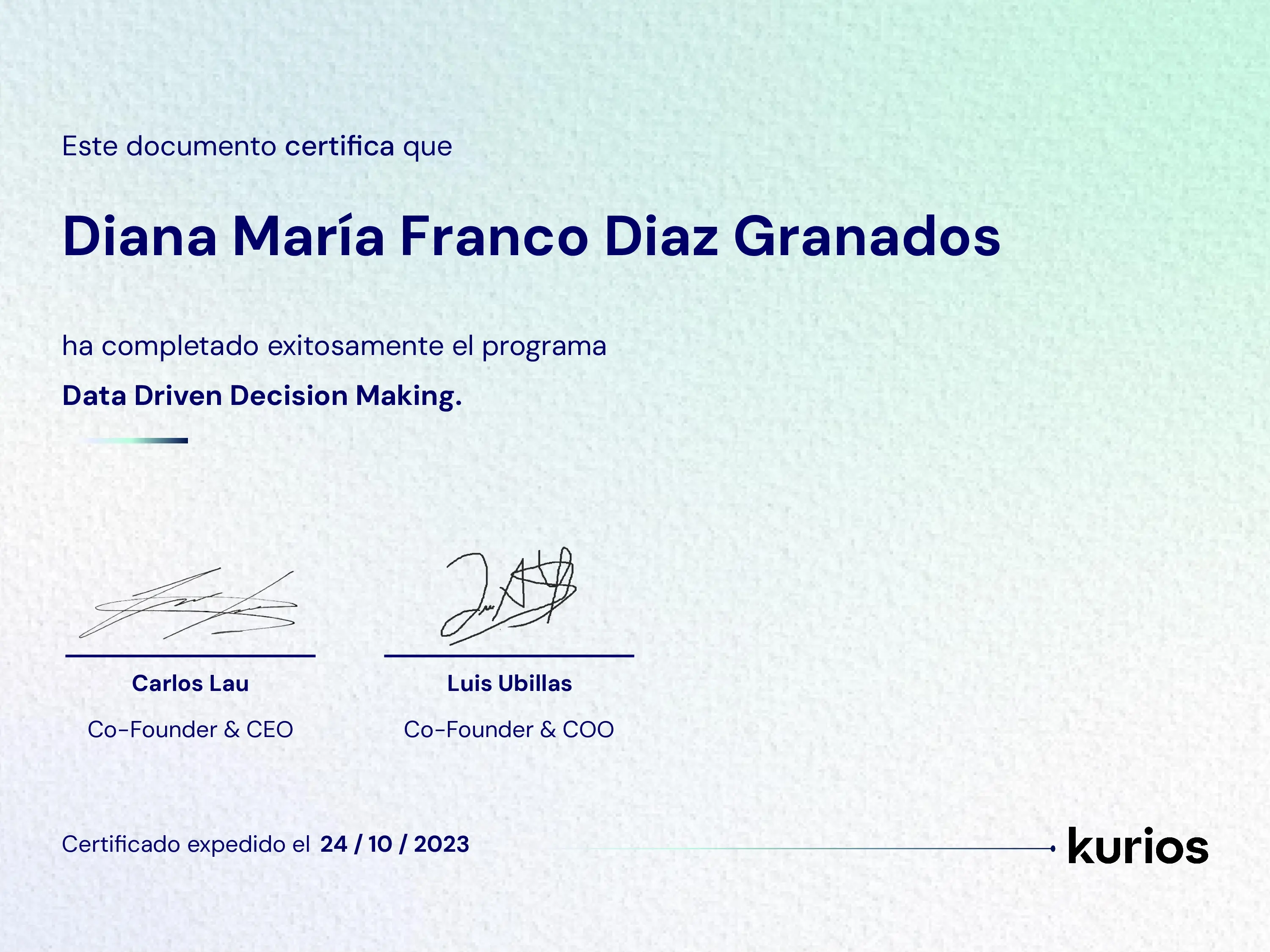 Certificado