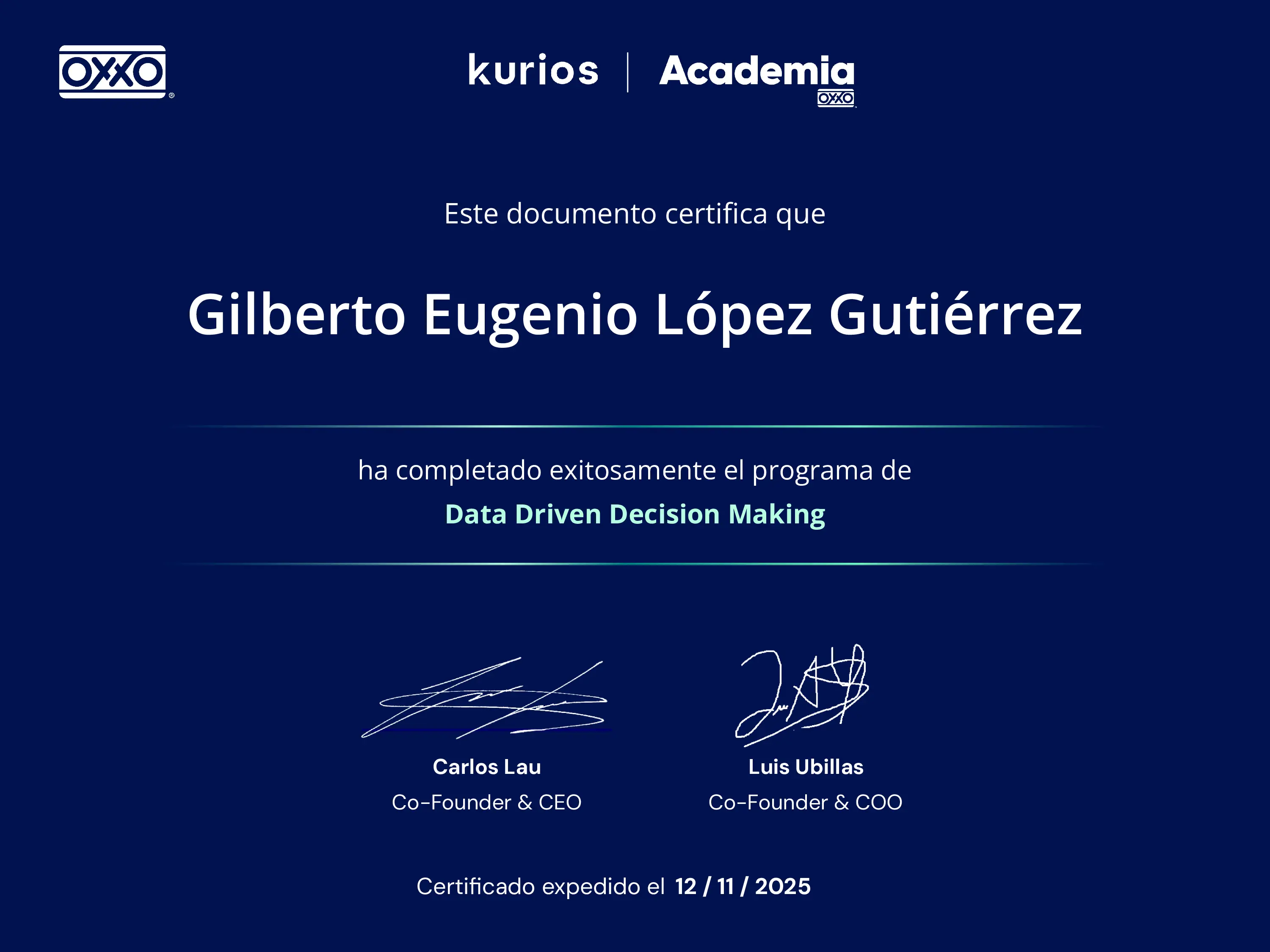 Certificado