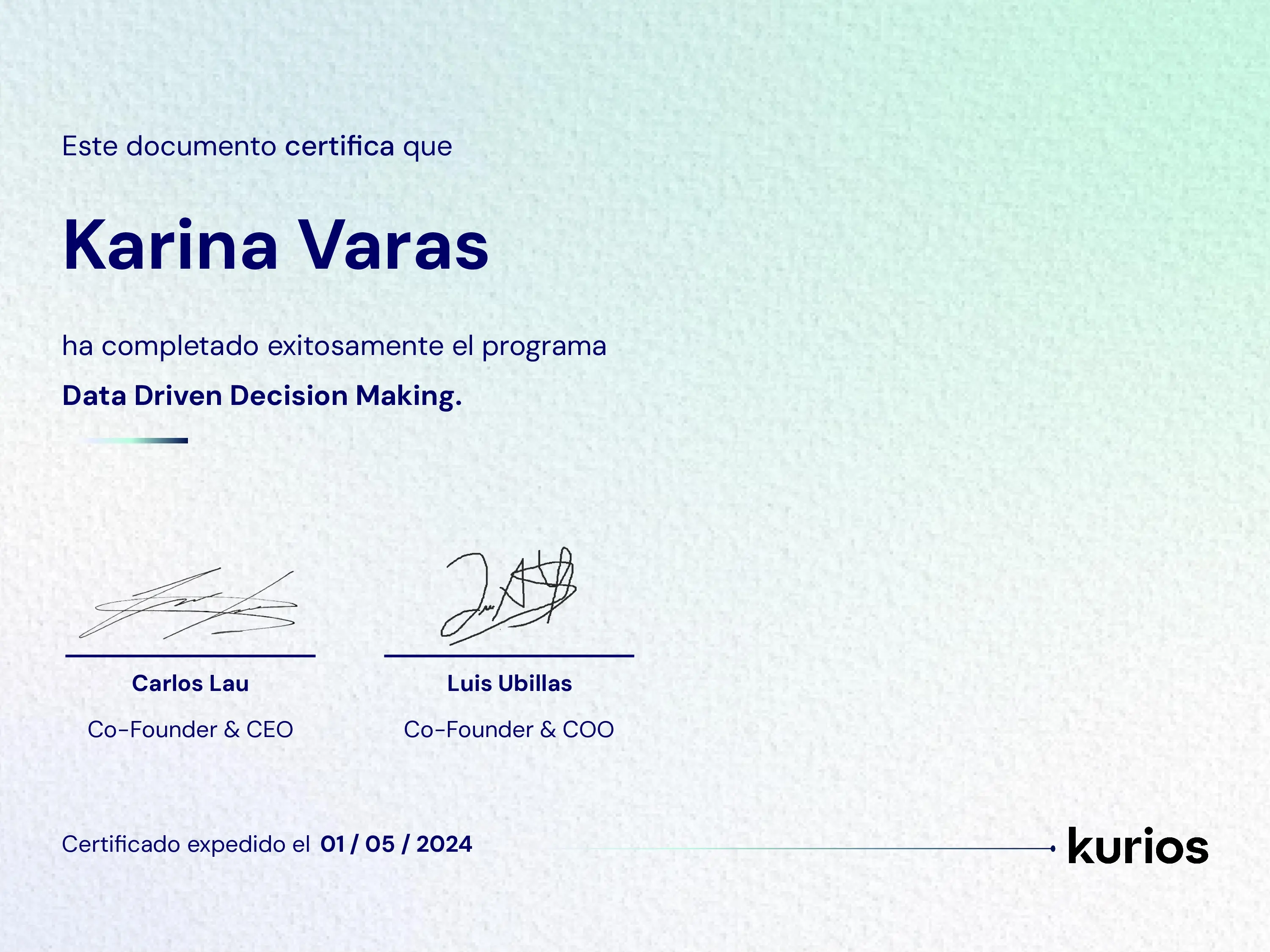 Certificado