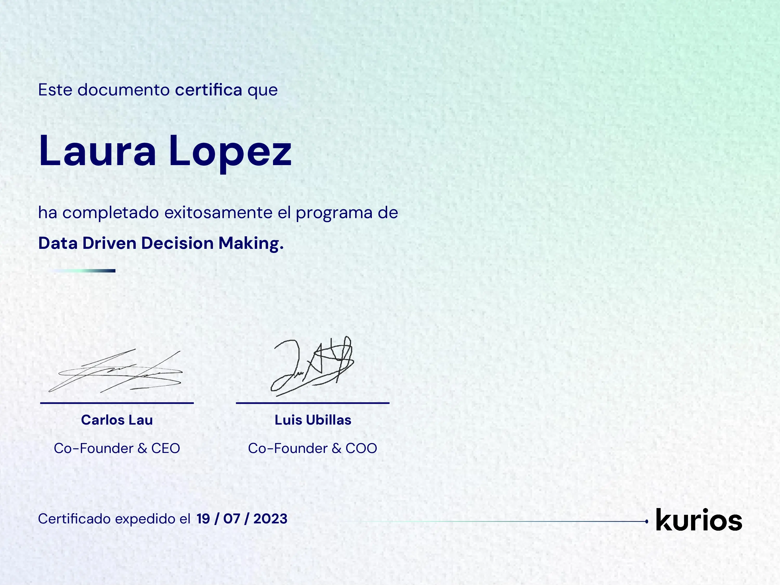 Certificado