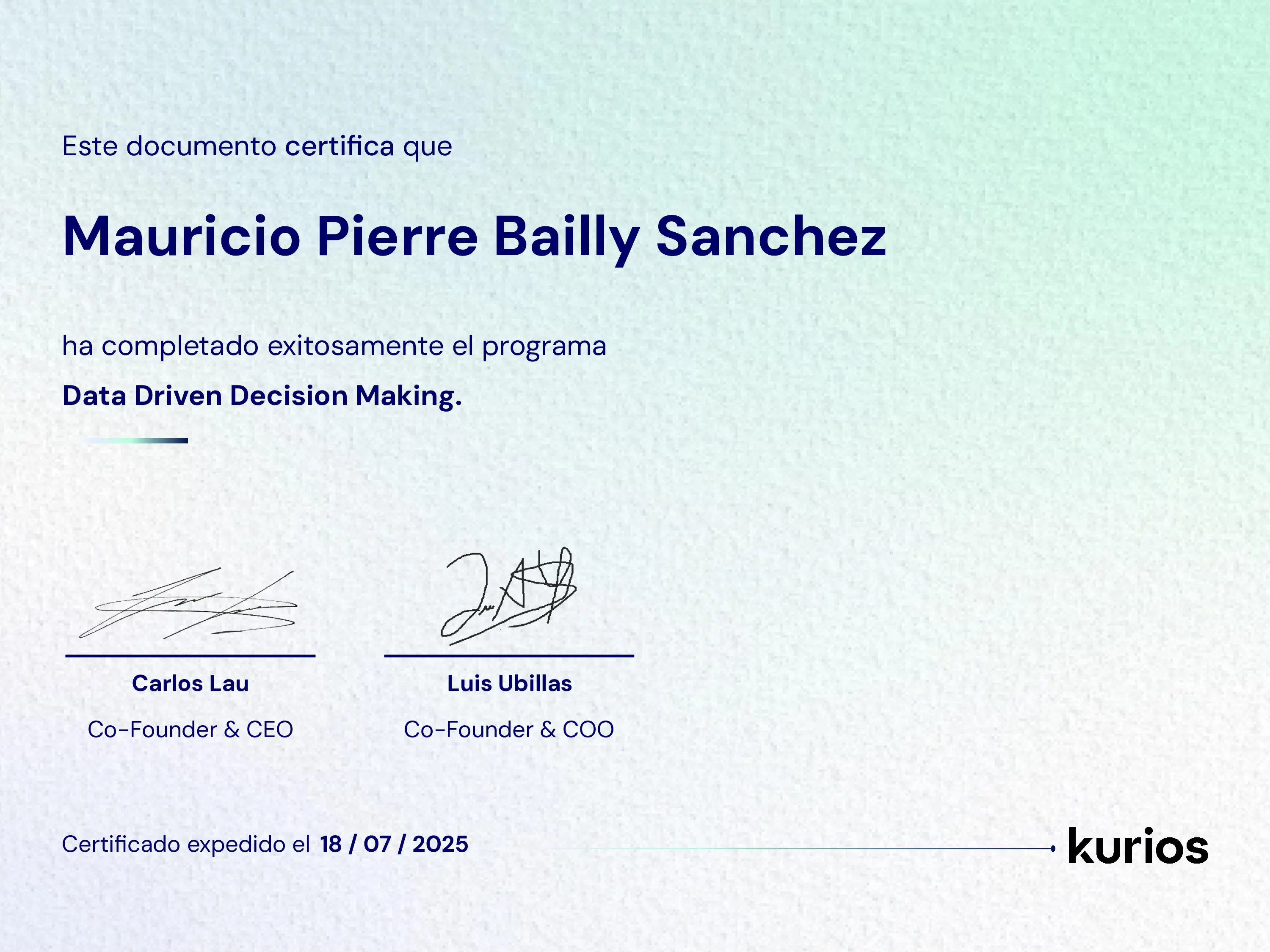 Certificado