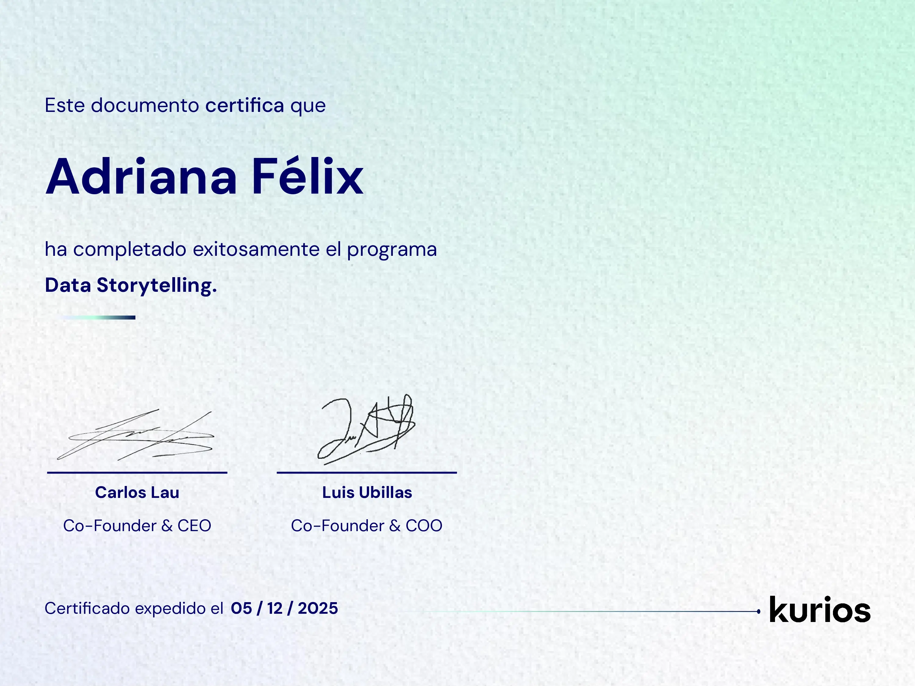 Certificado