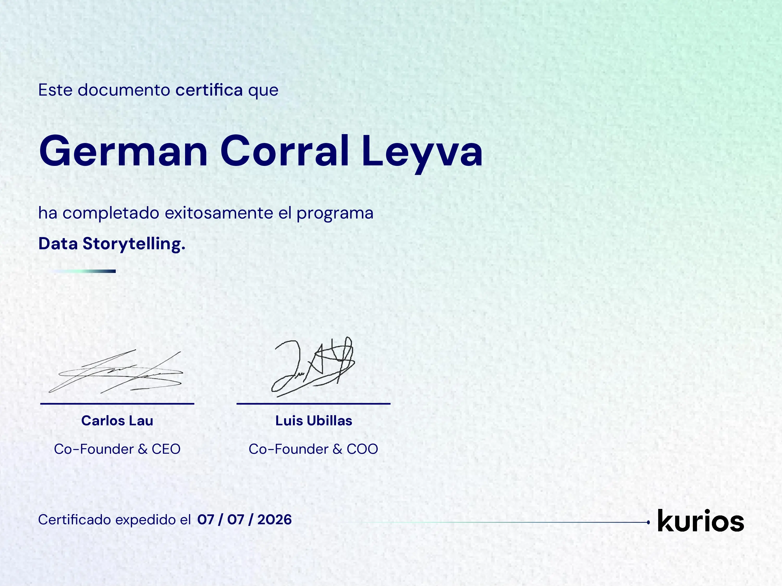 Certificado