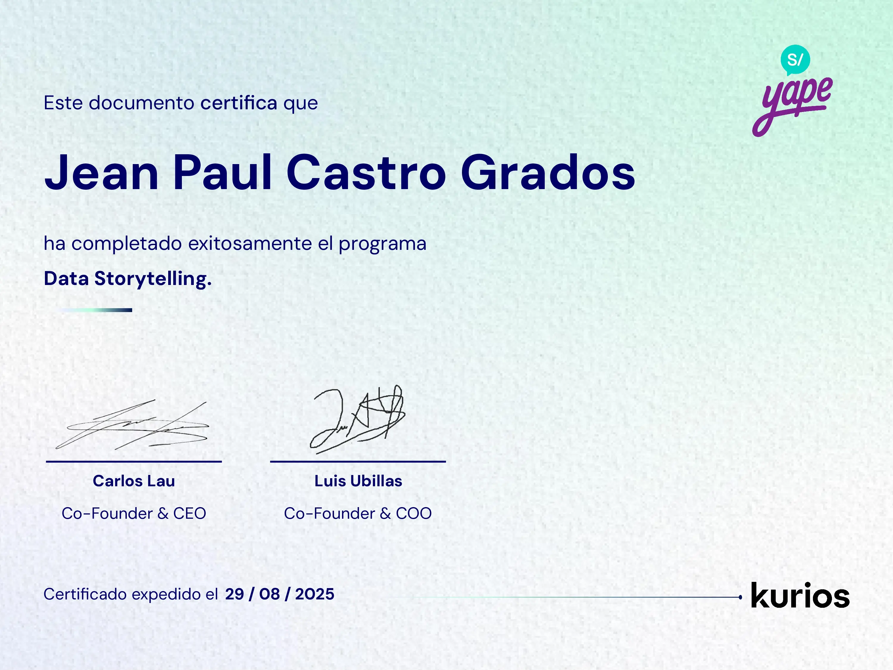 Certificado