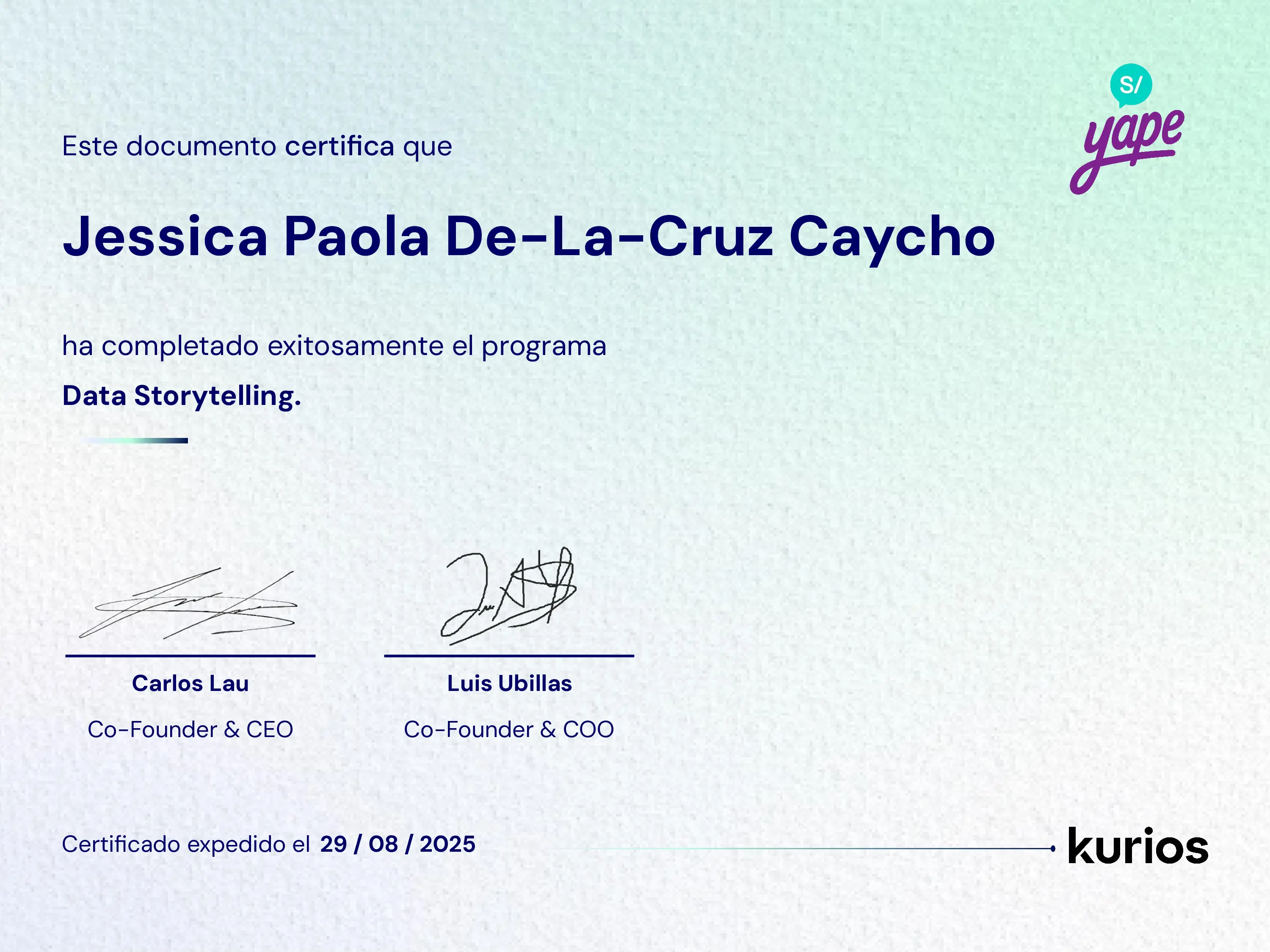 Certificado