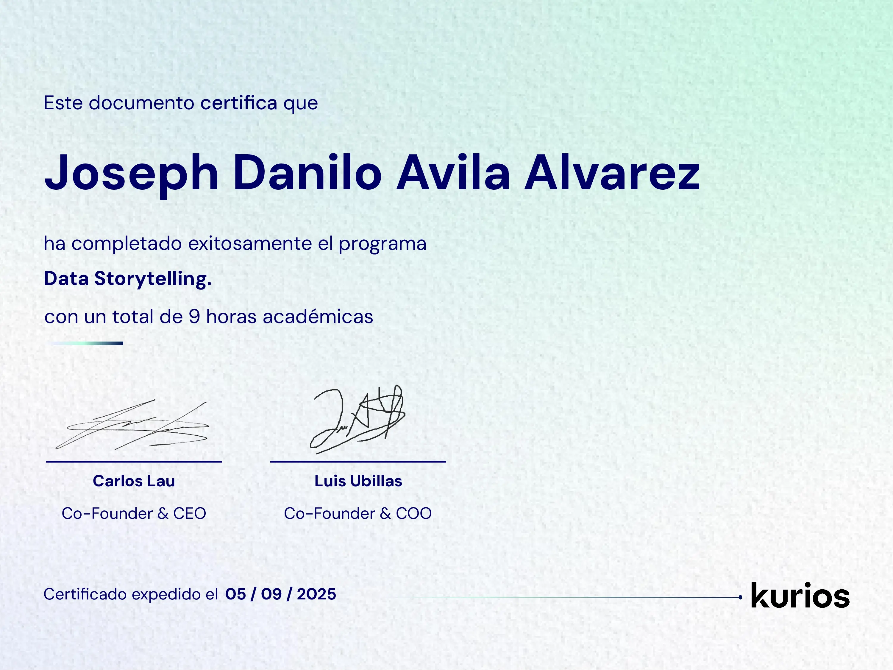 Certificado