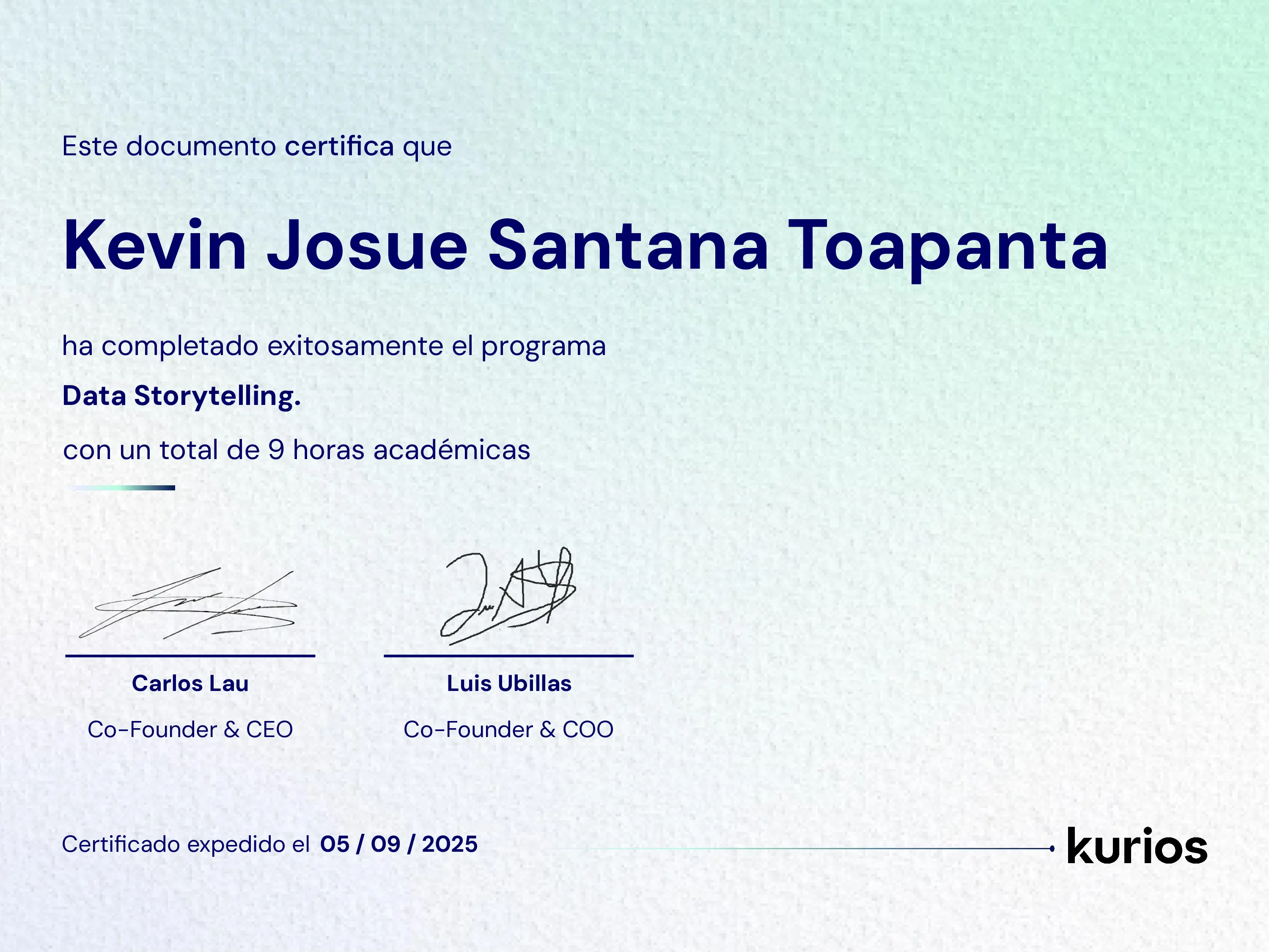Certificado