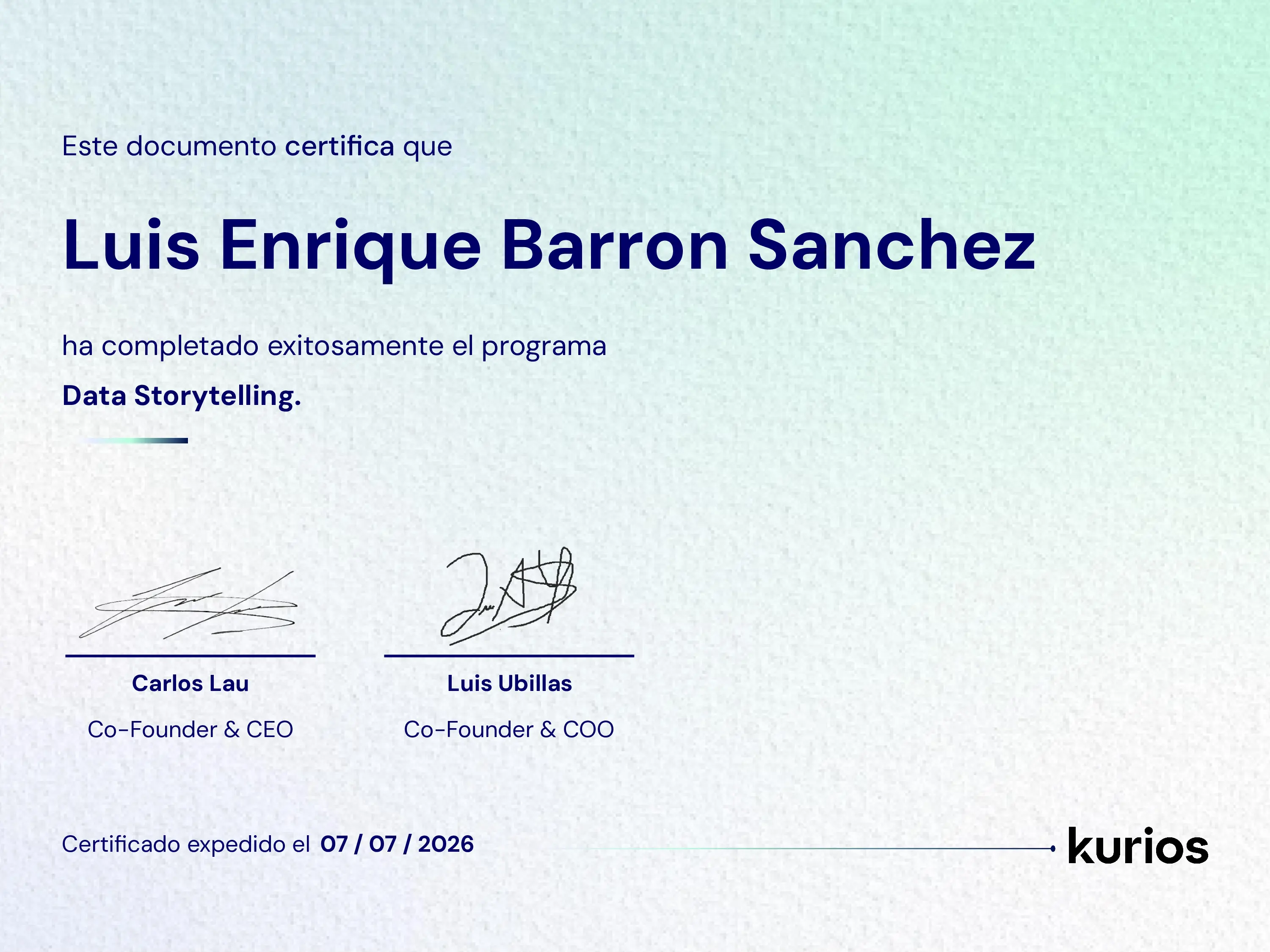 Certificado