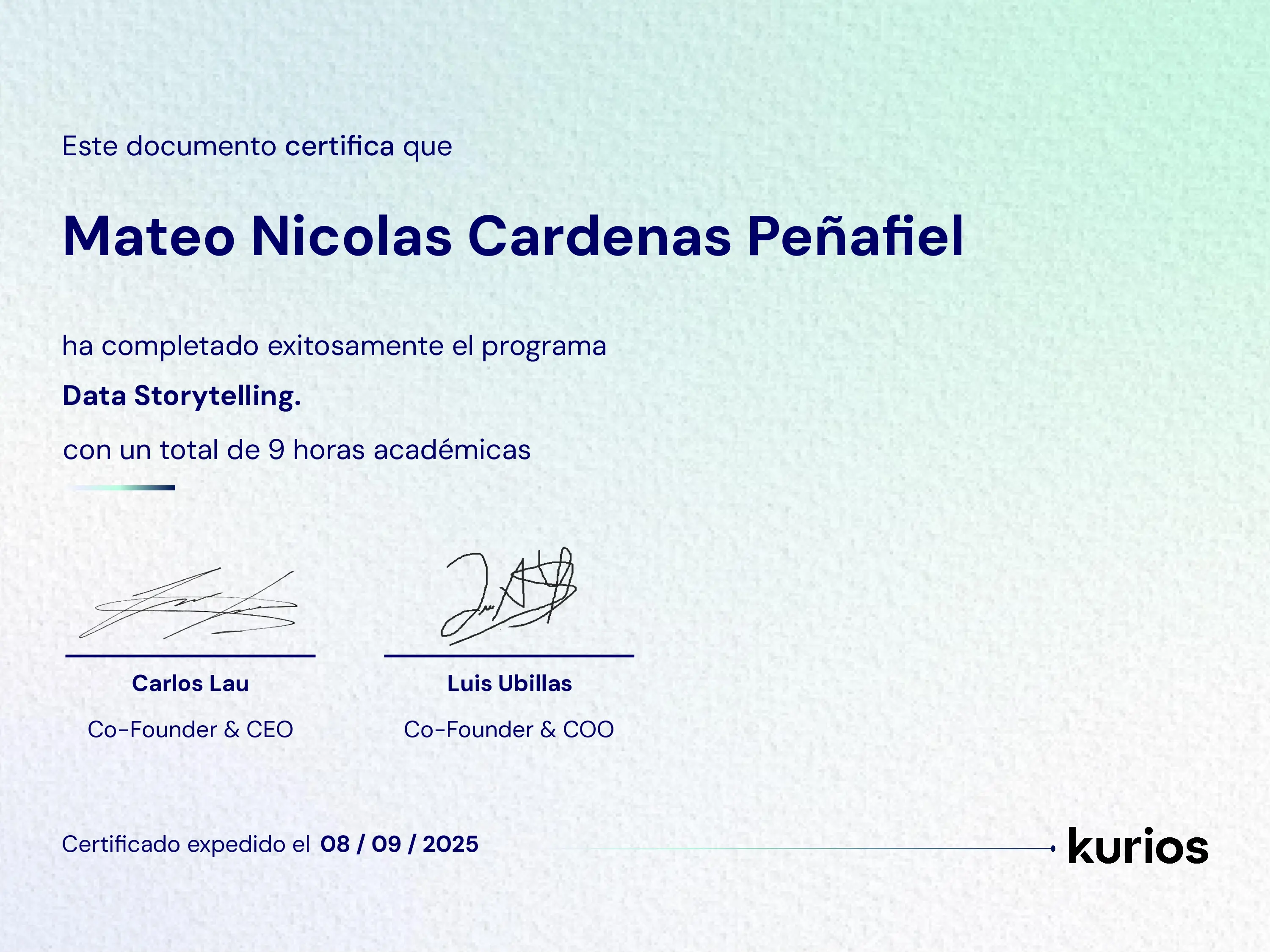 Certificado
