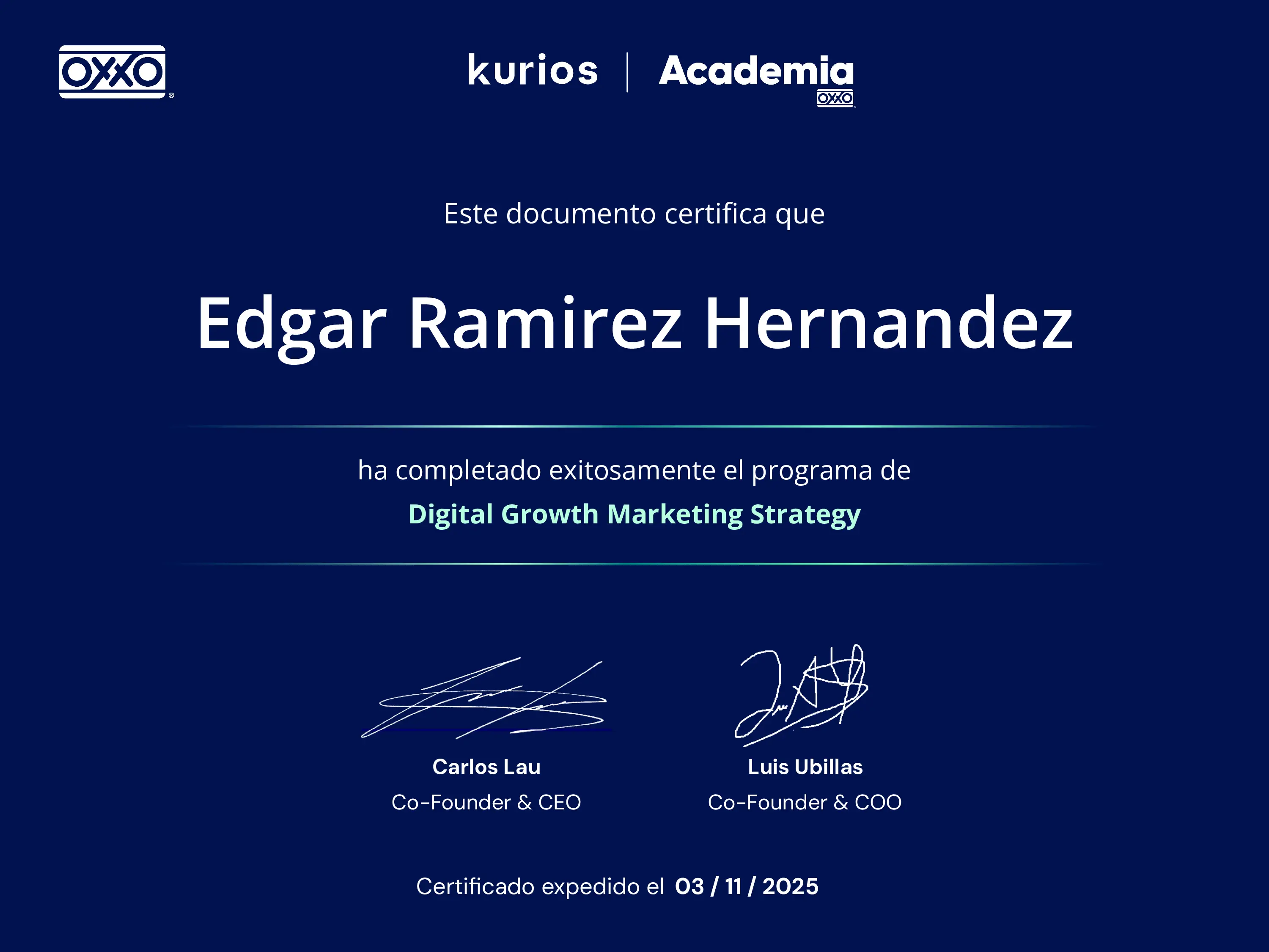 Certificado