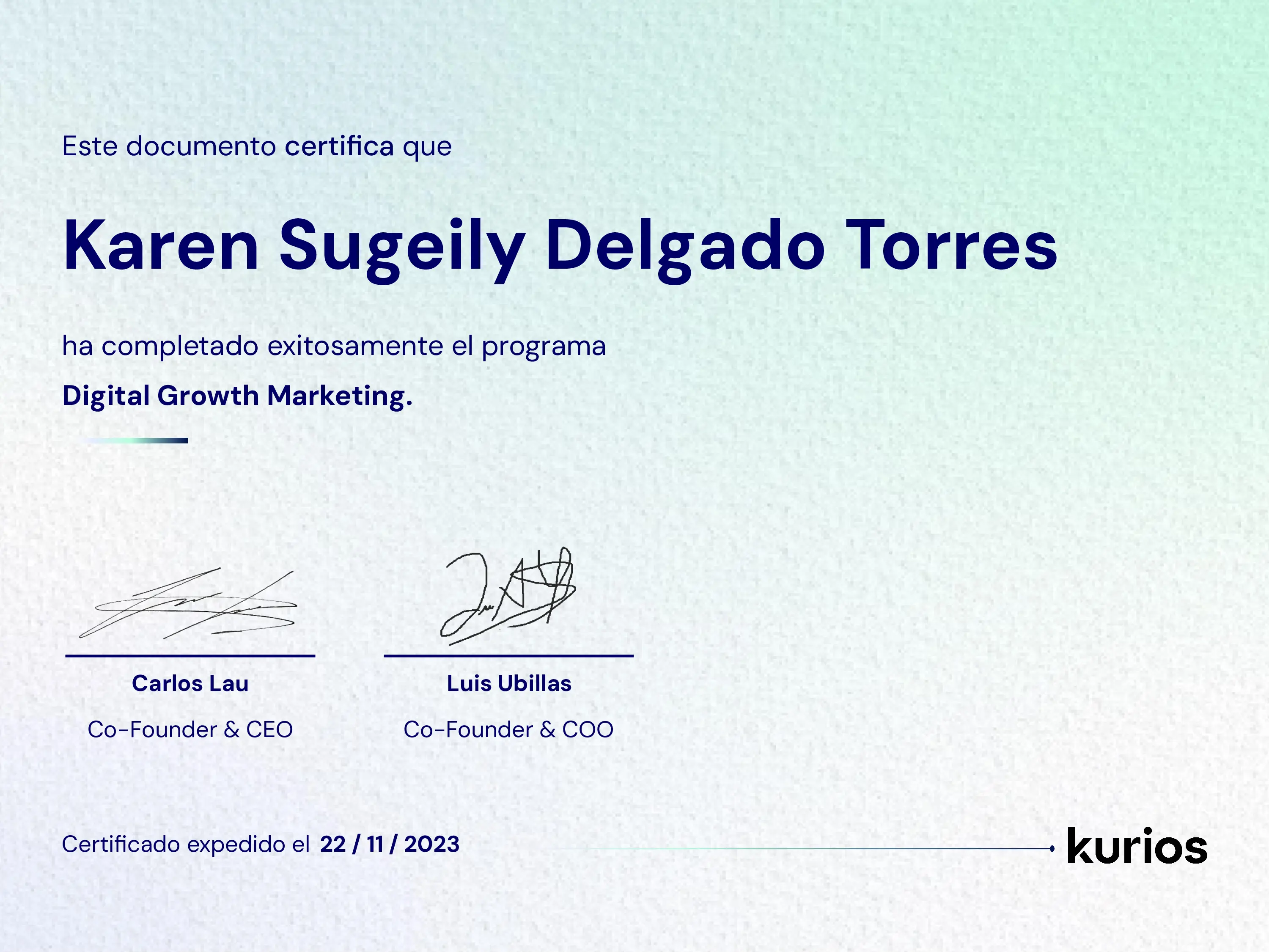 Certificado