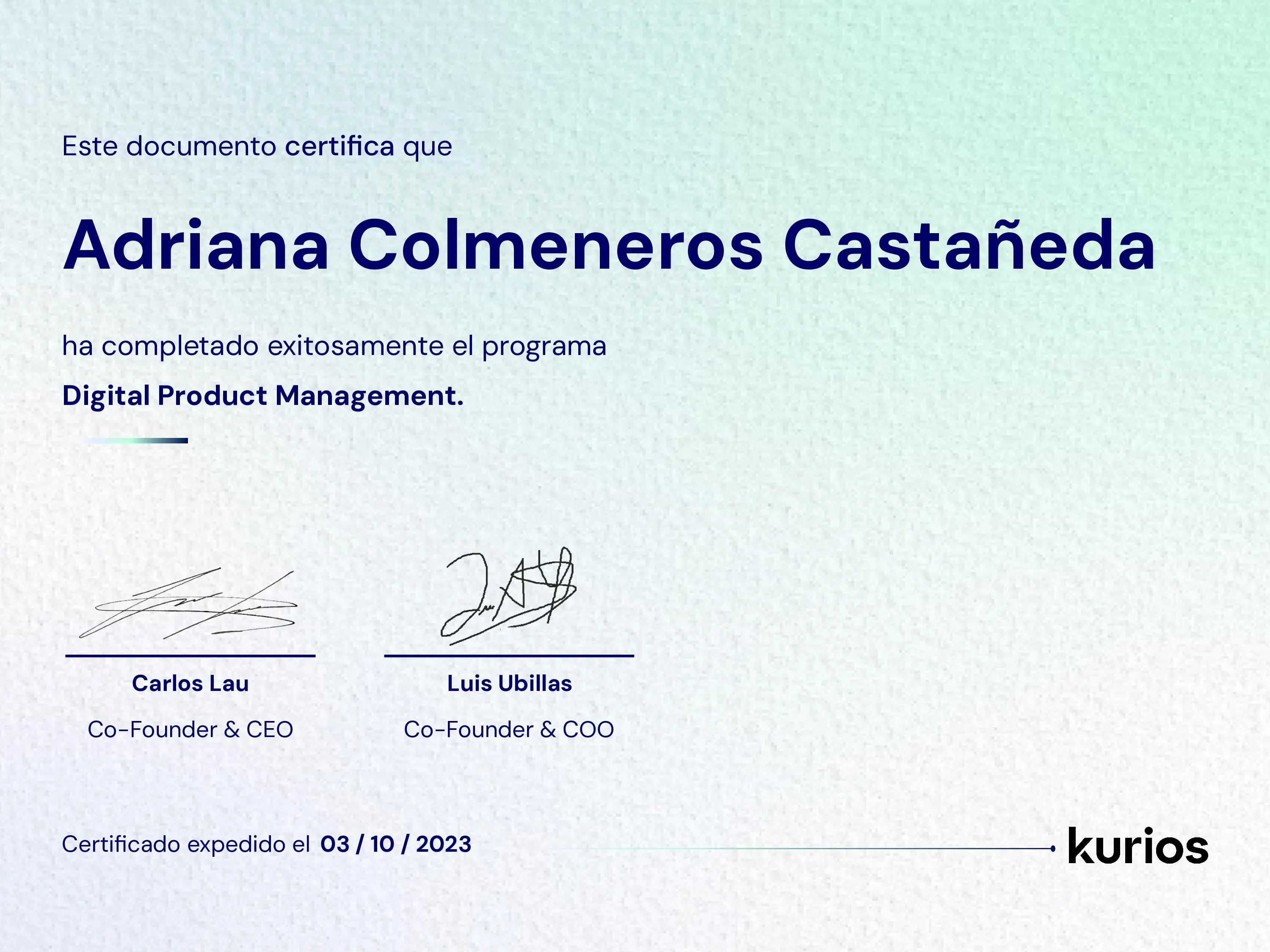 Certificado