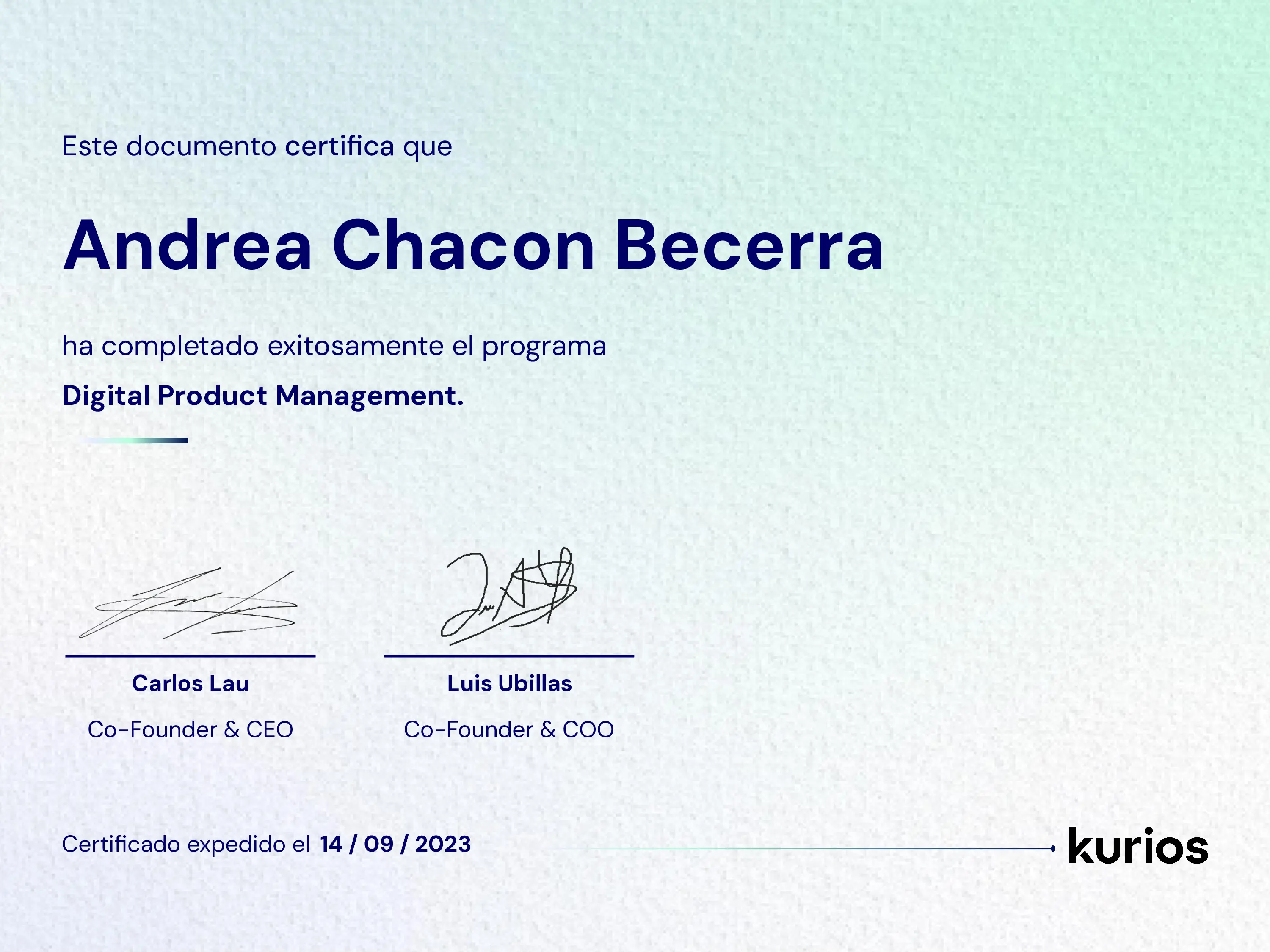 Certificado