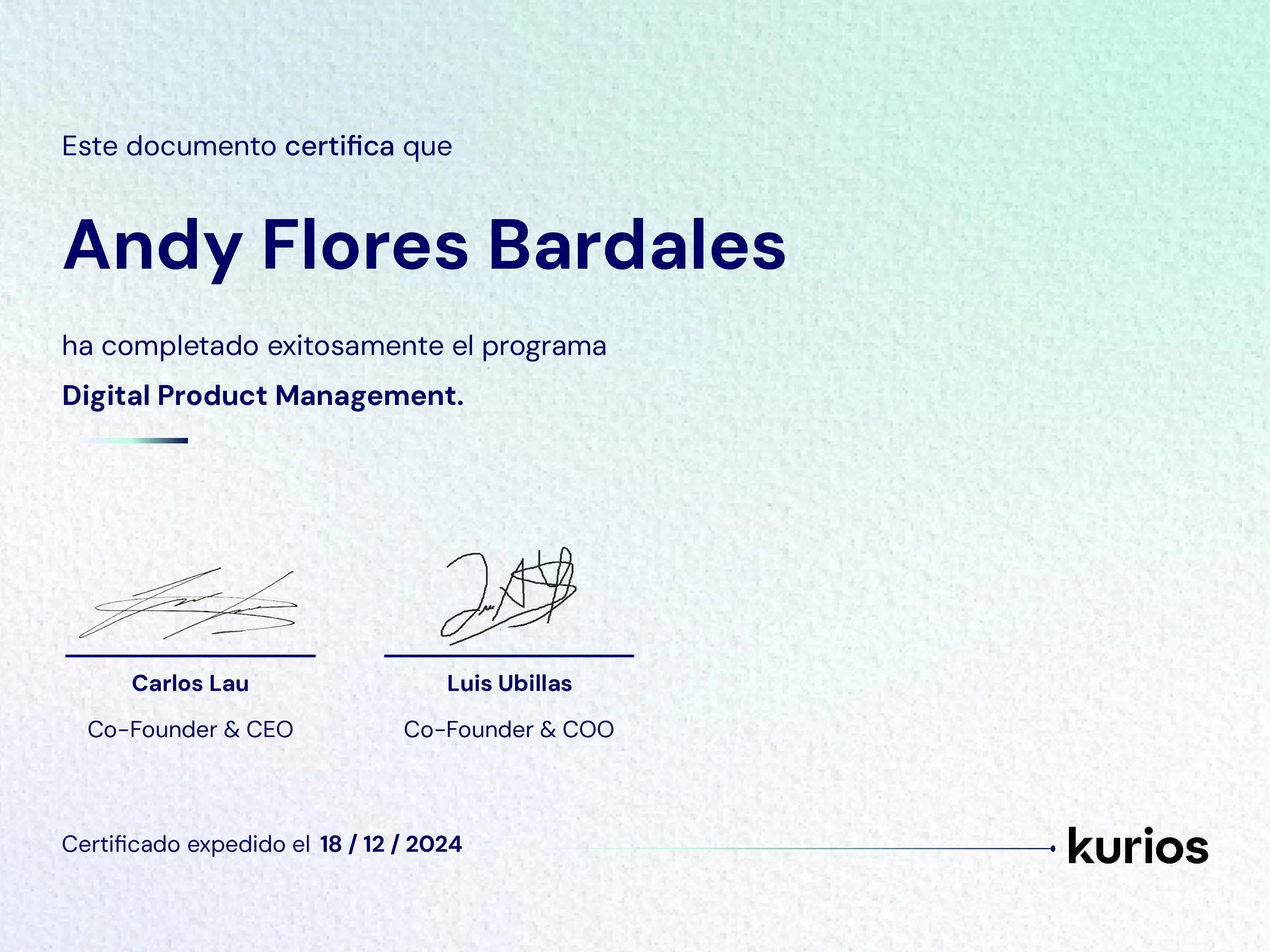 Certificado