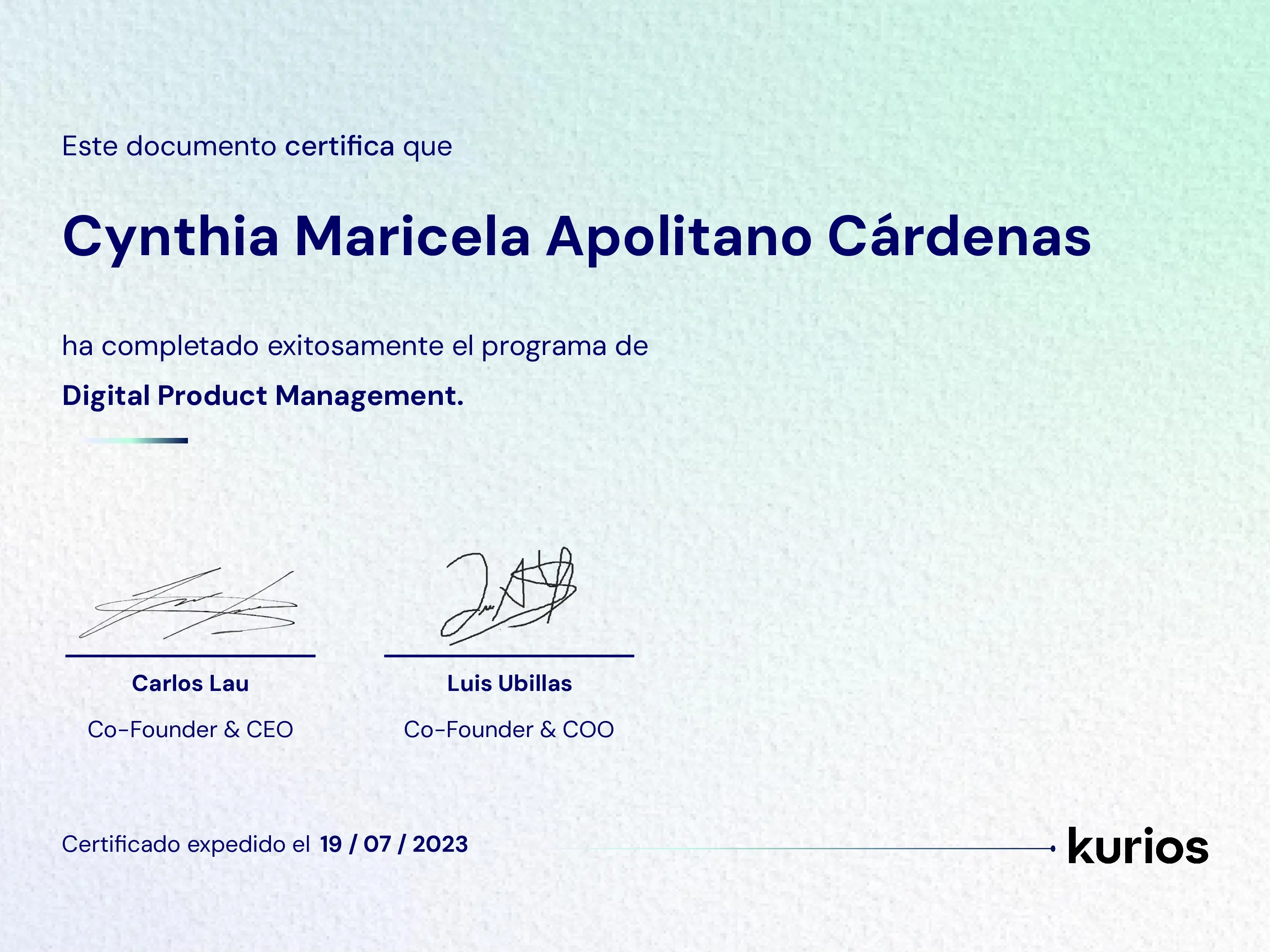 Certificado
