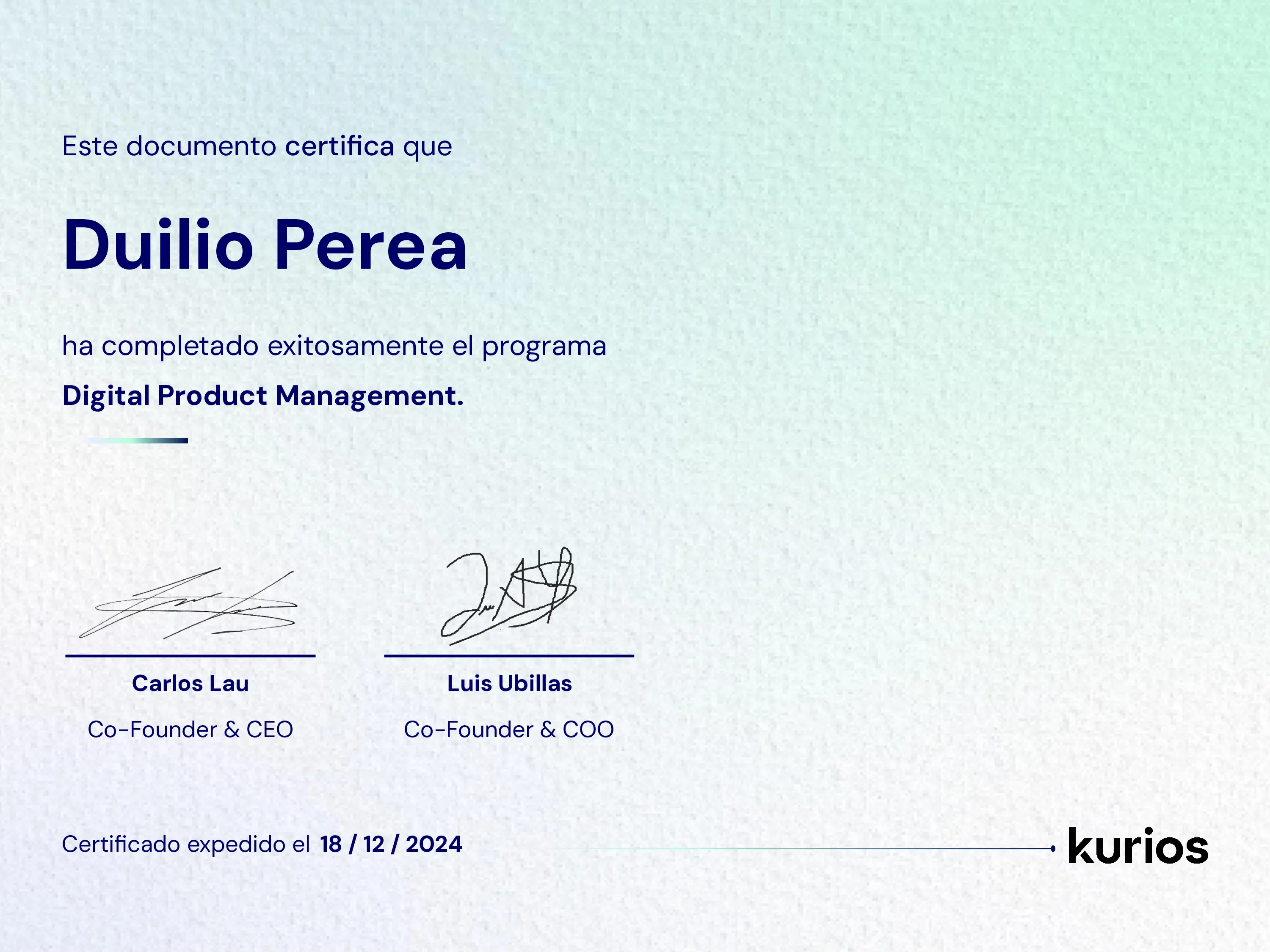 Certificado