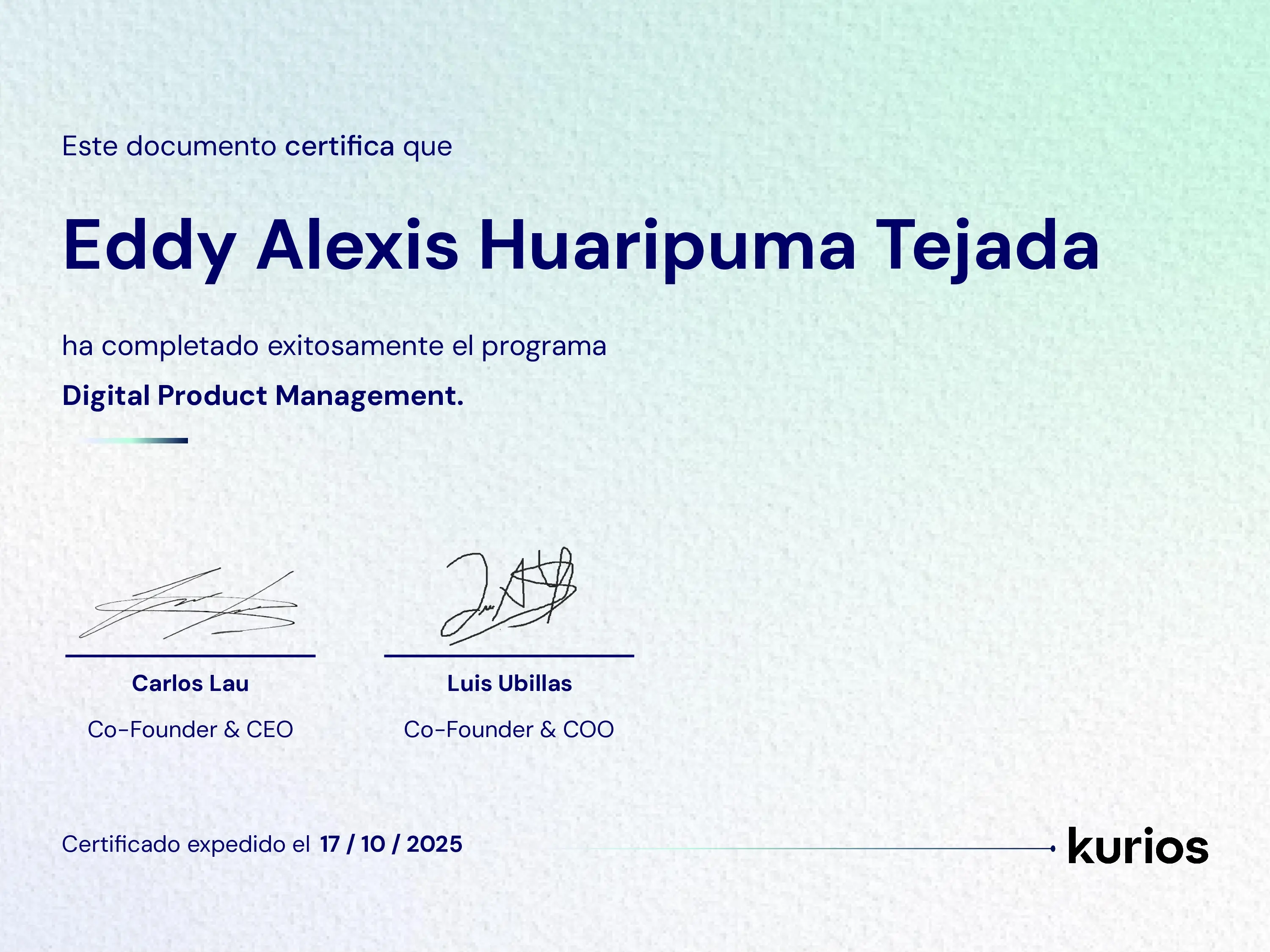 Certificado