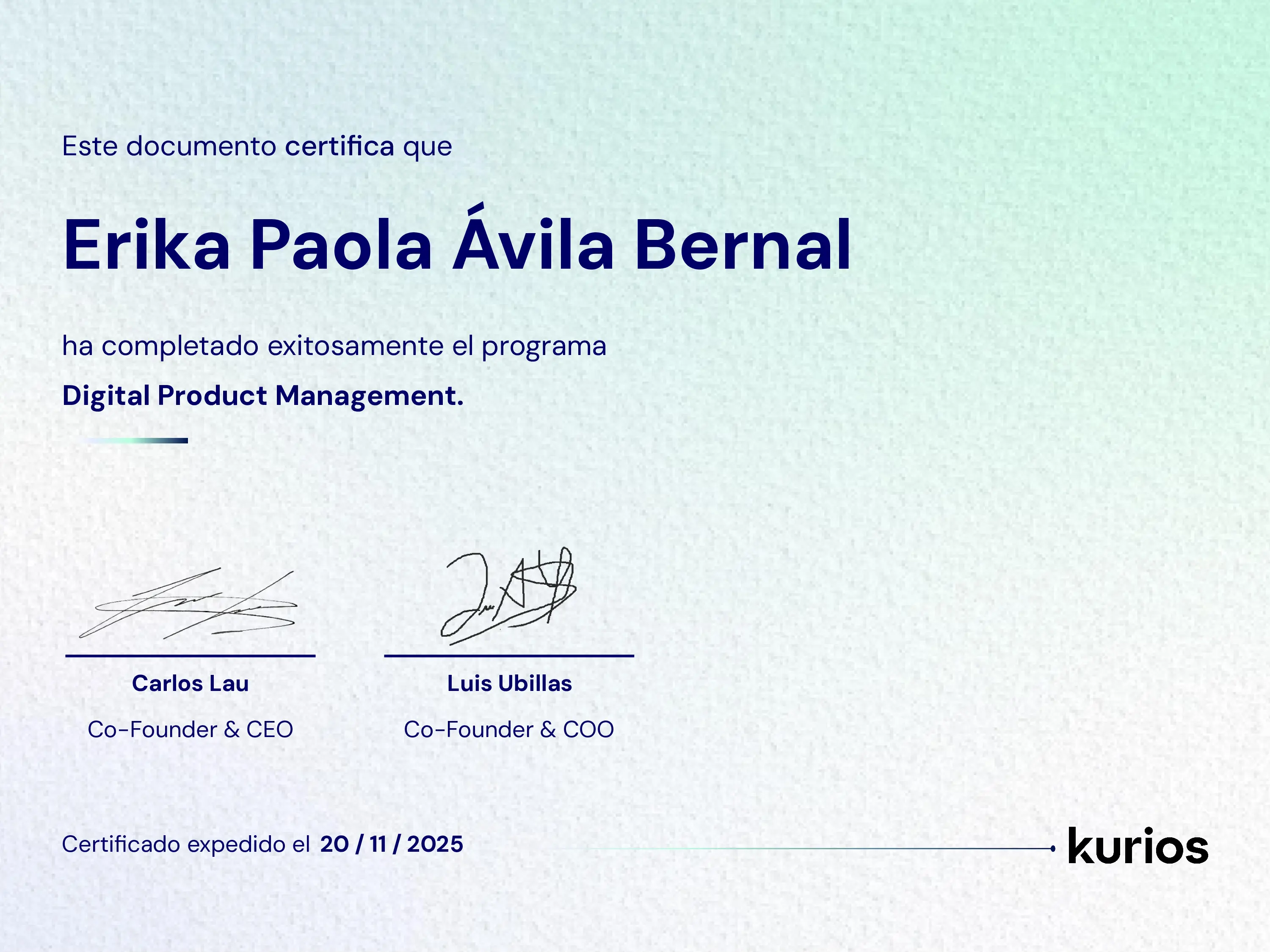 Certificado