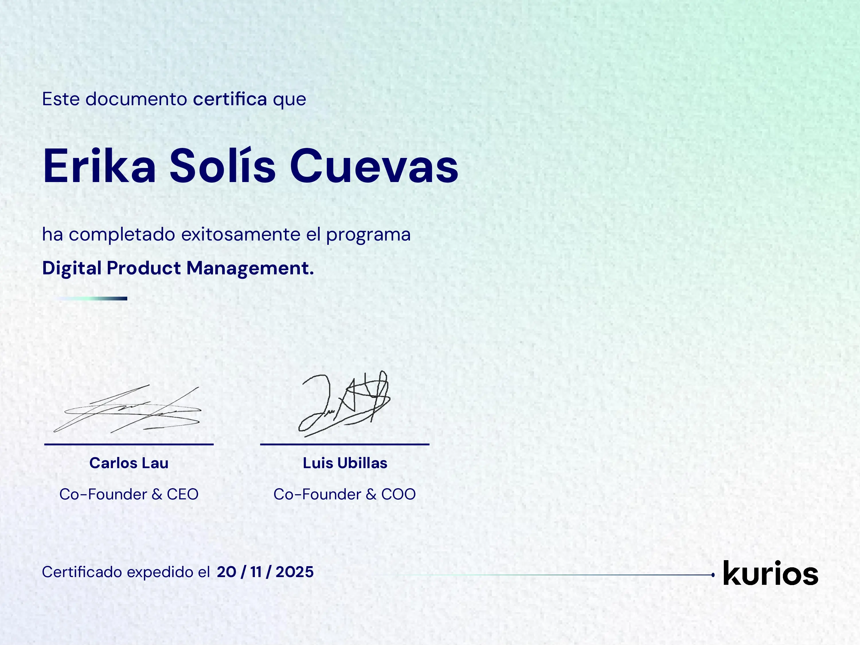 Certificado