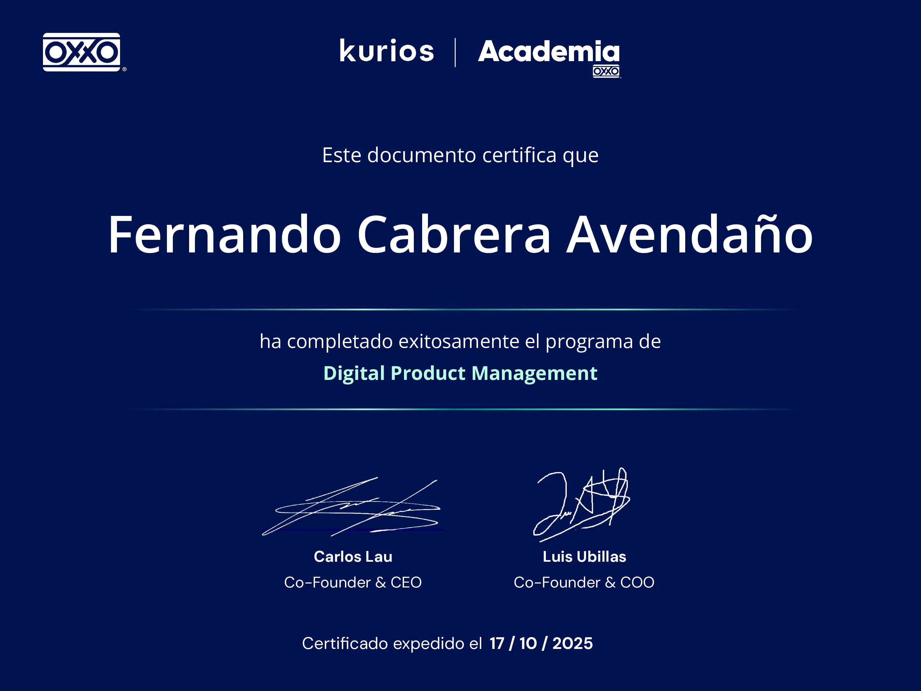 Certificado